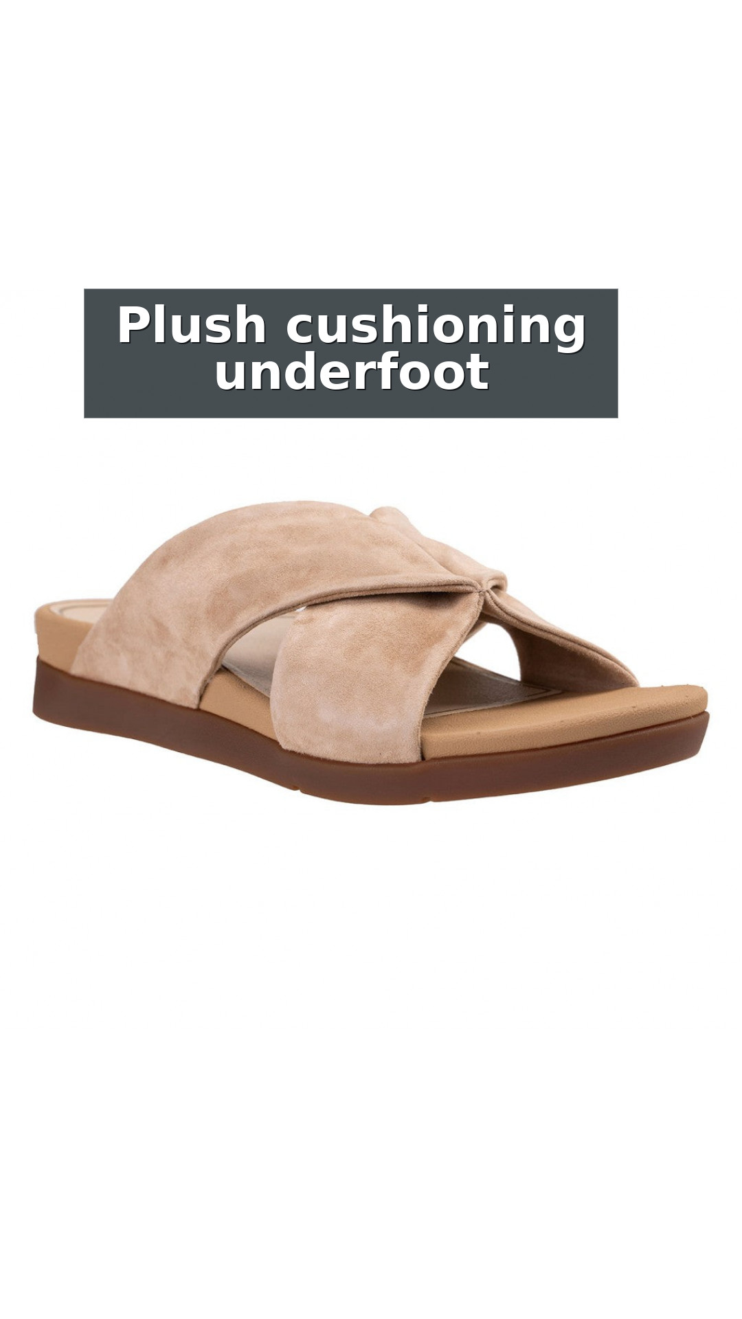 Revitalign Riviera Orthotic Comfort Women's Sandals style detail 3: Plush cushioning underfoot