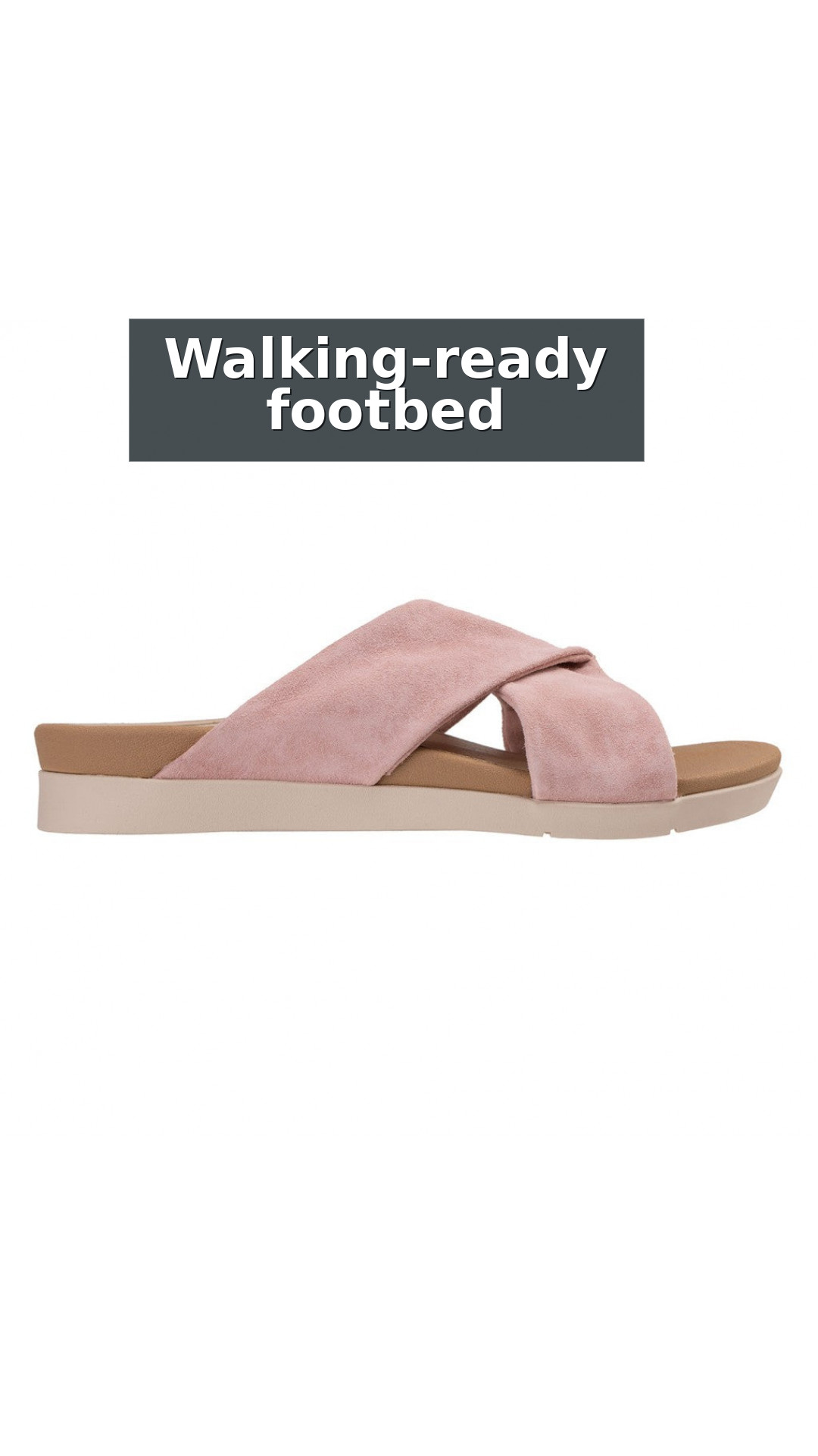 Revitalign Riviera Orthotic Comfort Women's Sandals style detail 6: Walking-ready footbed