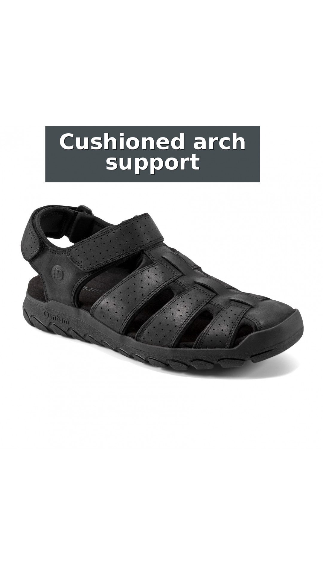 Rockport Norwood Cushioned Arch-Support Fisherman Men's Sandal style detail 2: Cushioned arch support