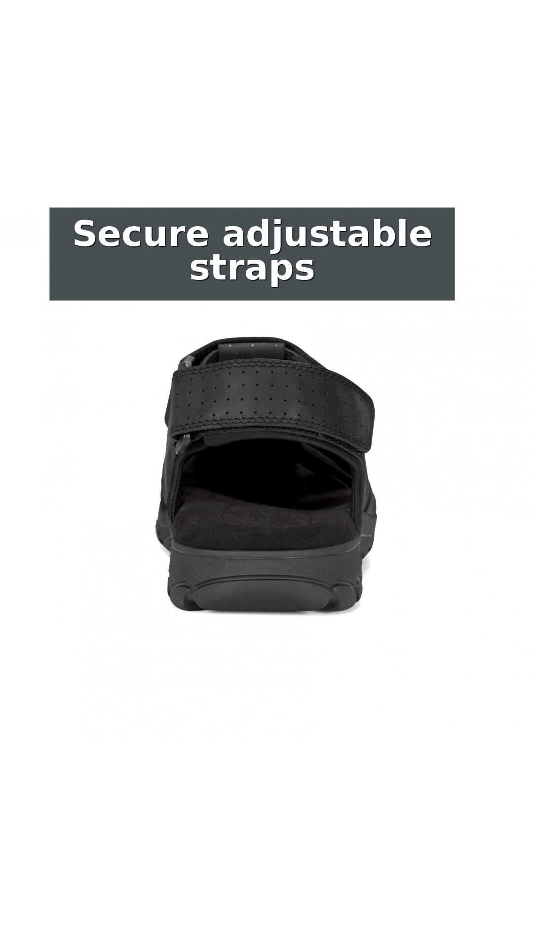 Rockport Norwood Cushioned Arch-Support Fisherman Men's Sandal style detail 4: Secure adjustable straps