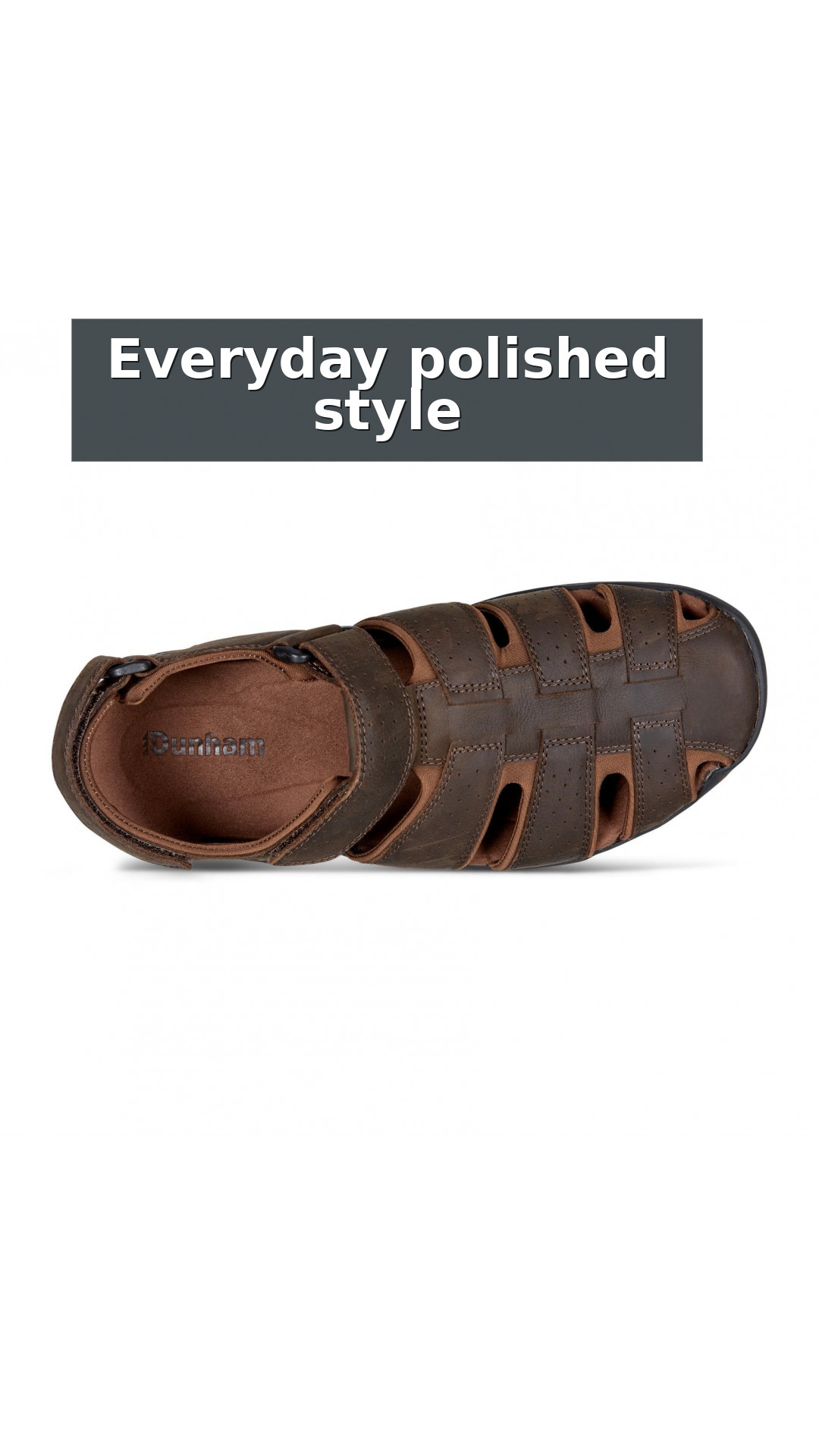 Rockport Norwood Cushioned Arch-Support Fisherman Men's Sandal style detail 8: Everyday polished style