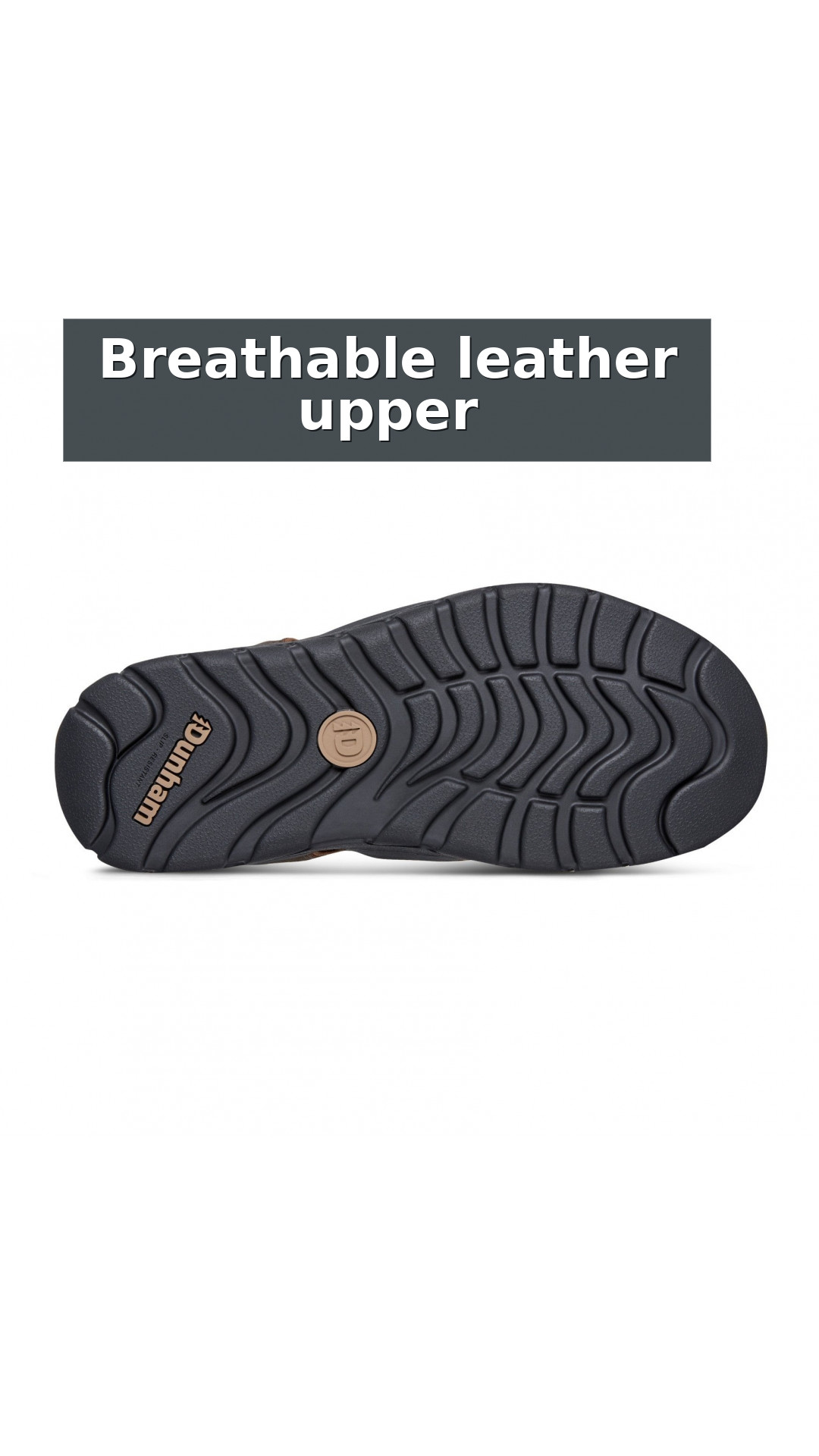 Rockport Norwood Cushioned Arch-Support Fisherman Men's Sandal style detail 9: Breathable leather upper