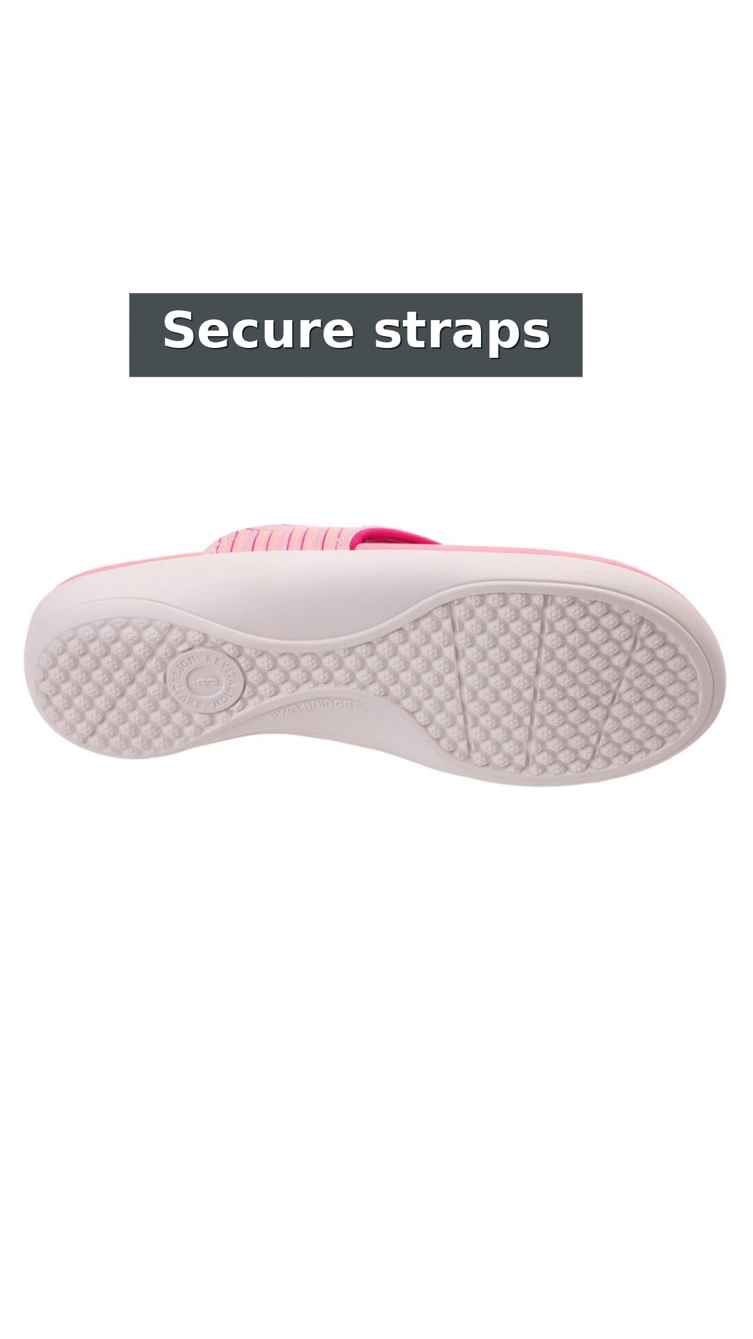 Revitalign Yumi Summer Stripe Orthotic Women's Sandals style detail 9: Secure straps
