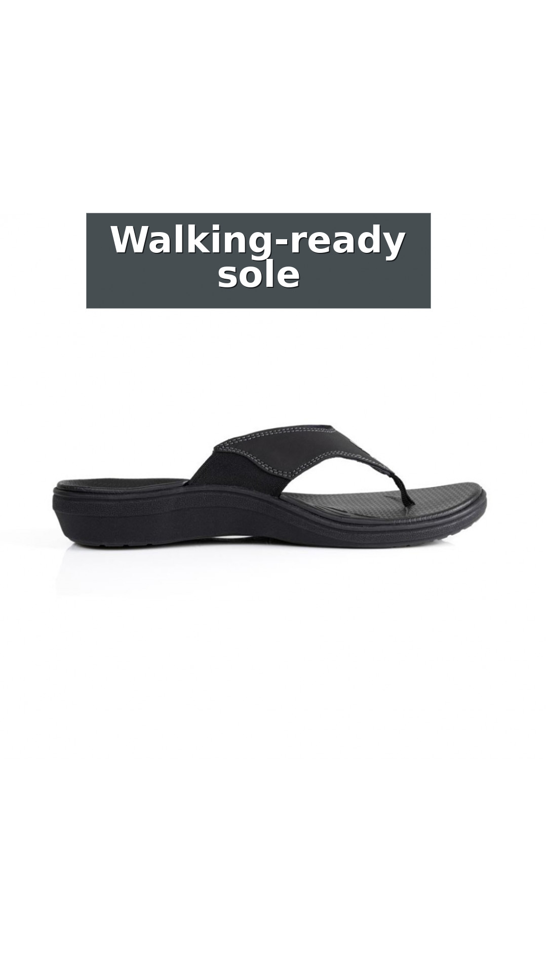 PowerStep ArchWear Women's Sandals style detail 6: Walking-ready sole