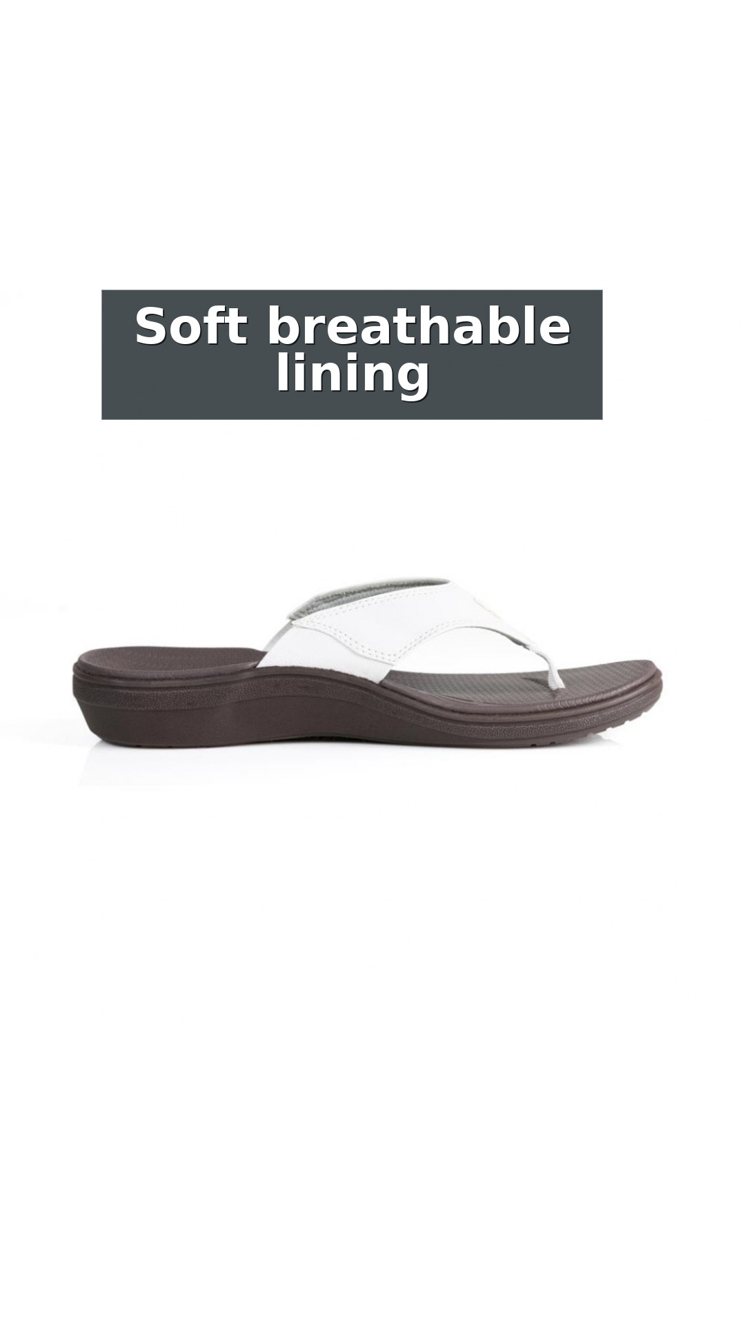 PowerStep ArchWear Women's Sandals style detail 7: Soft breathable lining