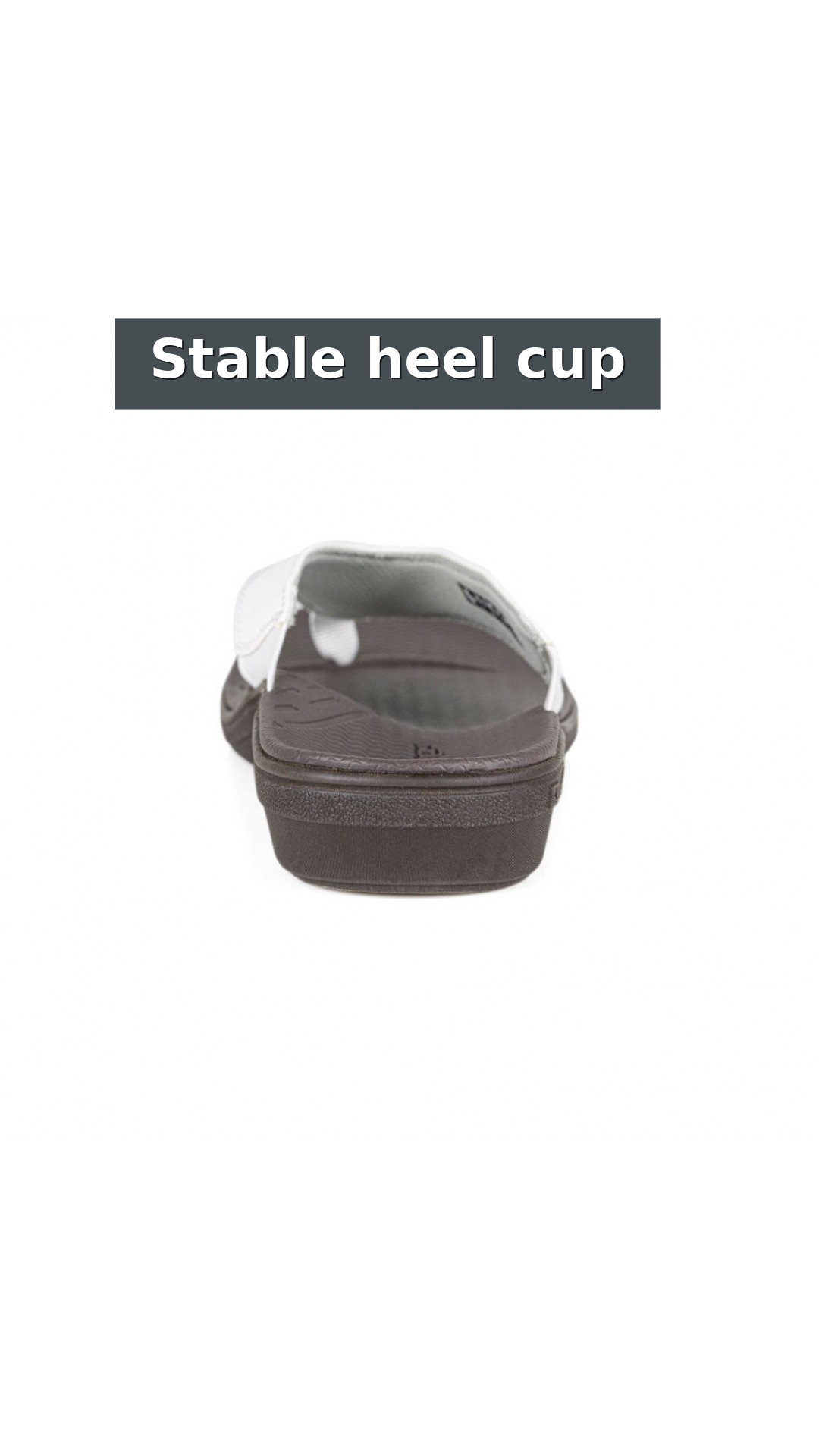 PowerStep ArchWear Women's Sandals style detail 8: Stable heel cup
