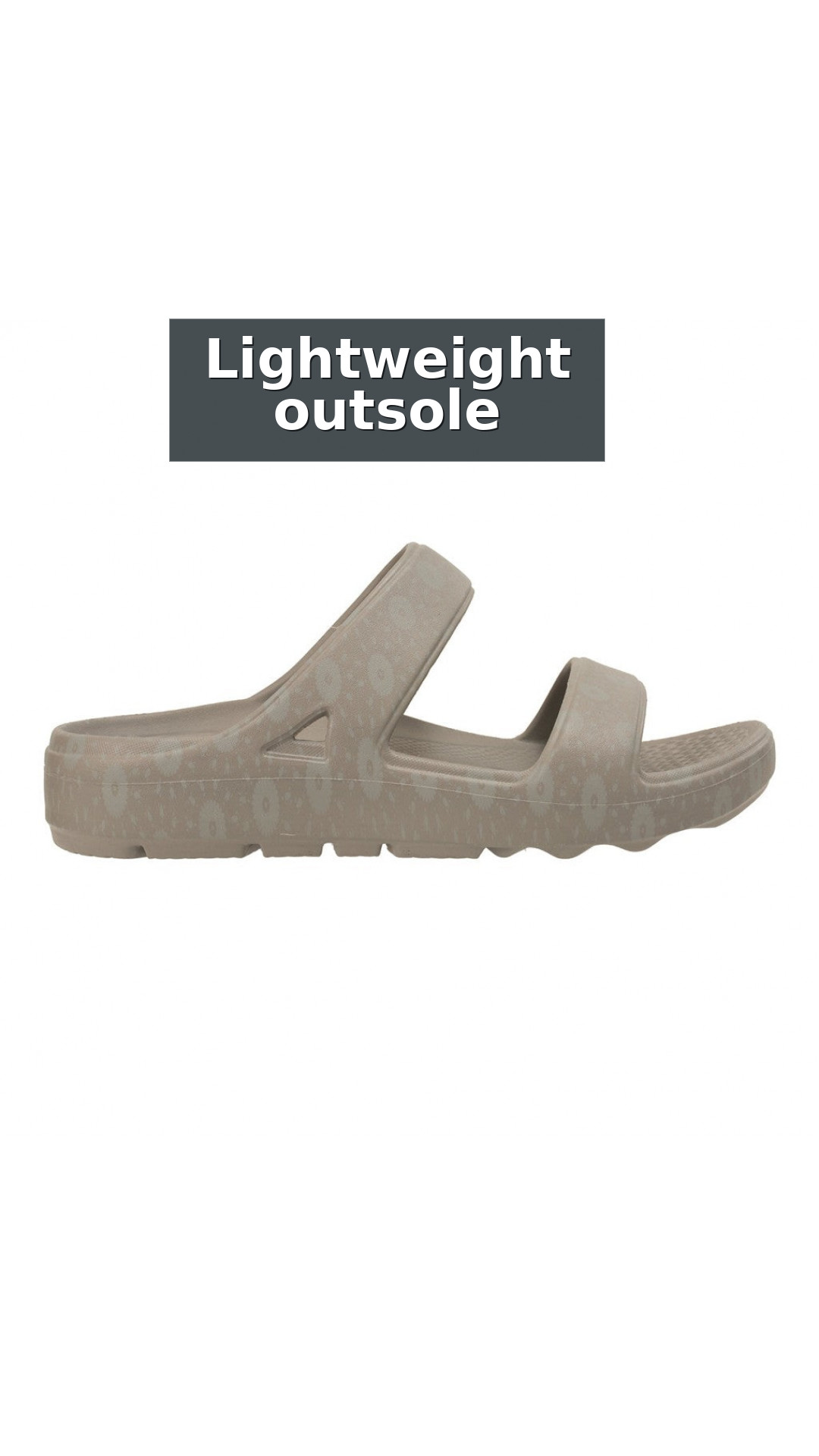 Revitalign Fusion Zest Reveal Supportive Recovery Women's Sandals style detail 4: Lightweight outsole