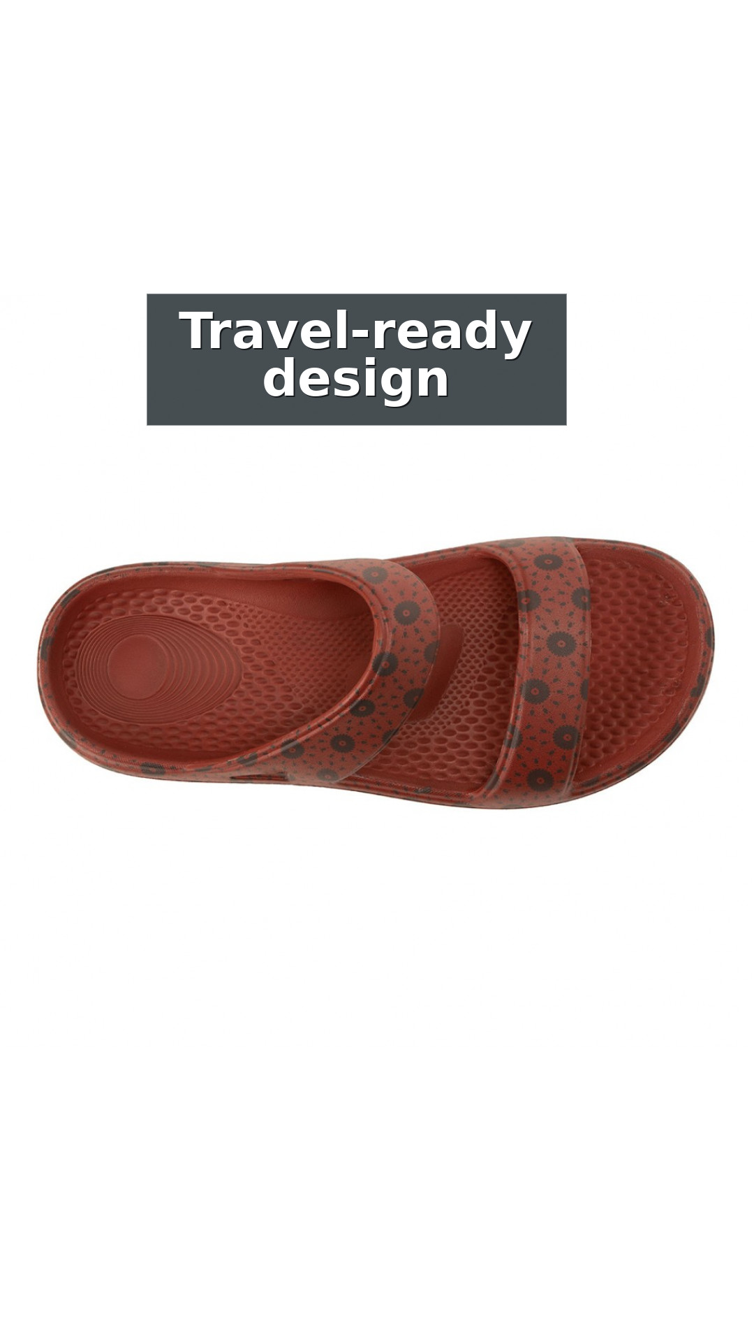 Revitalign Fusion Zest Reveal Supportive Recovery Women's Sandals style detail 10: Travel-ready design