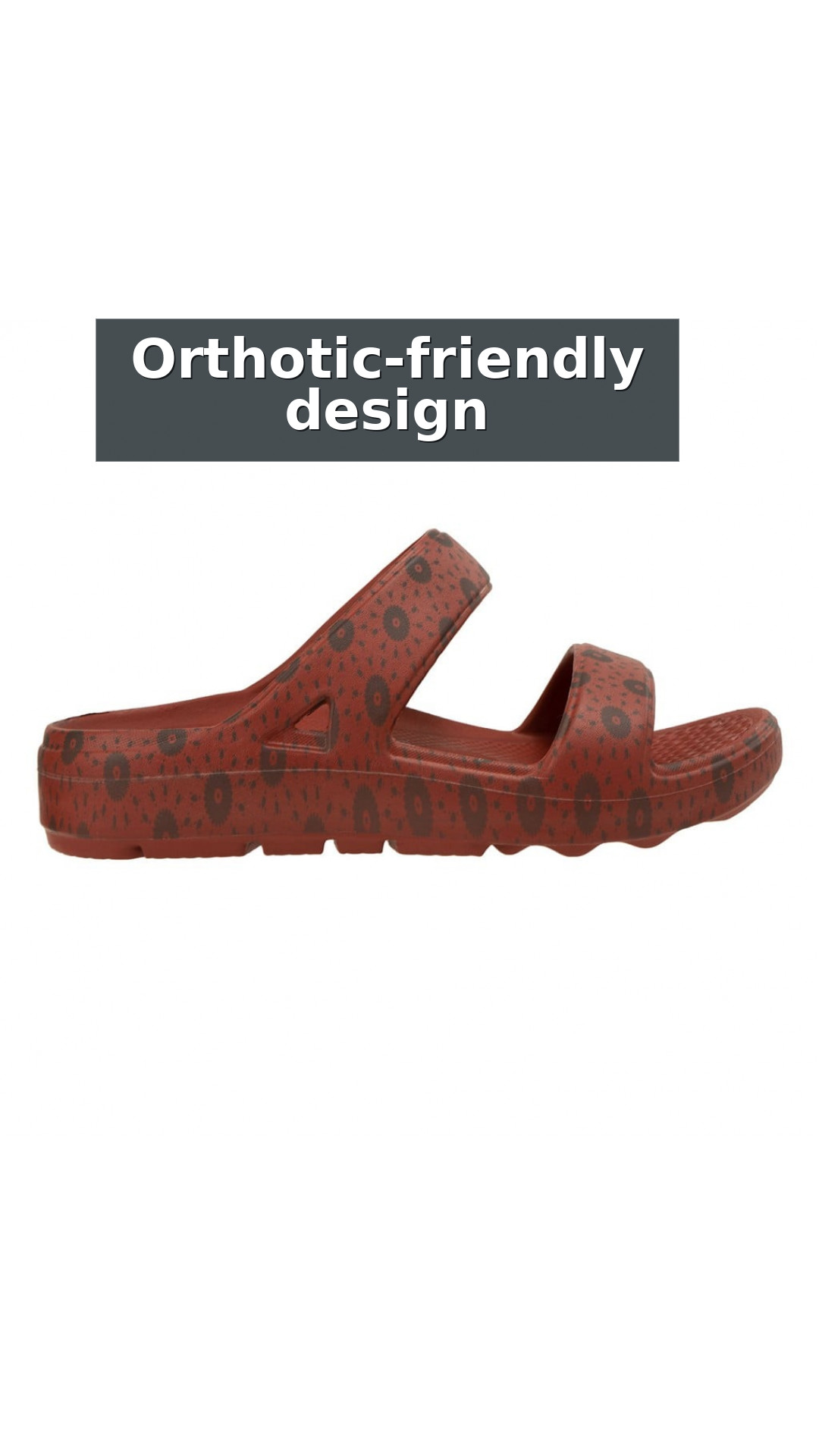 Revitalign Fusion Zest Reveal Supportive Recovery Women's Sandals style detail 11: Orthotic-friendly design