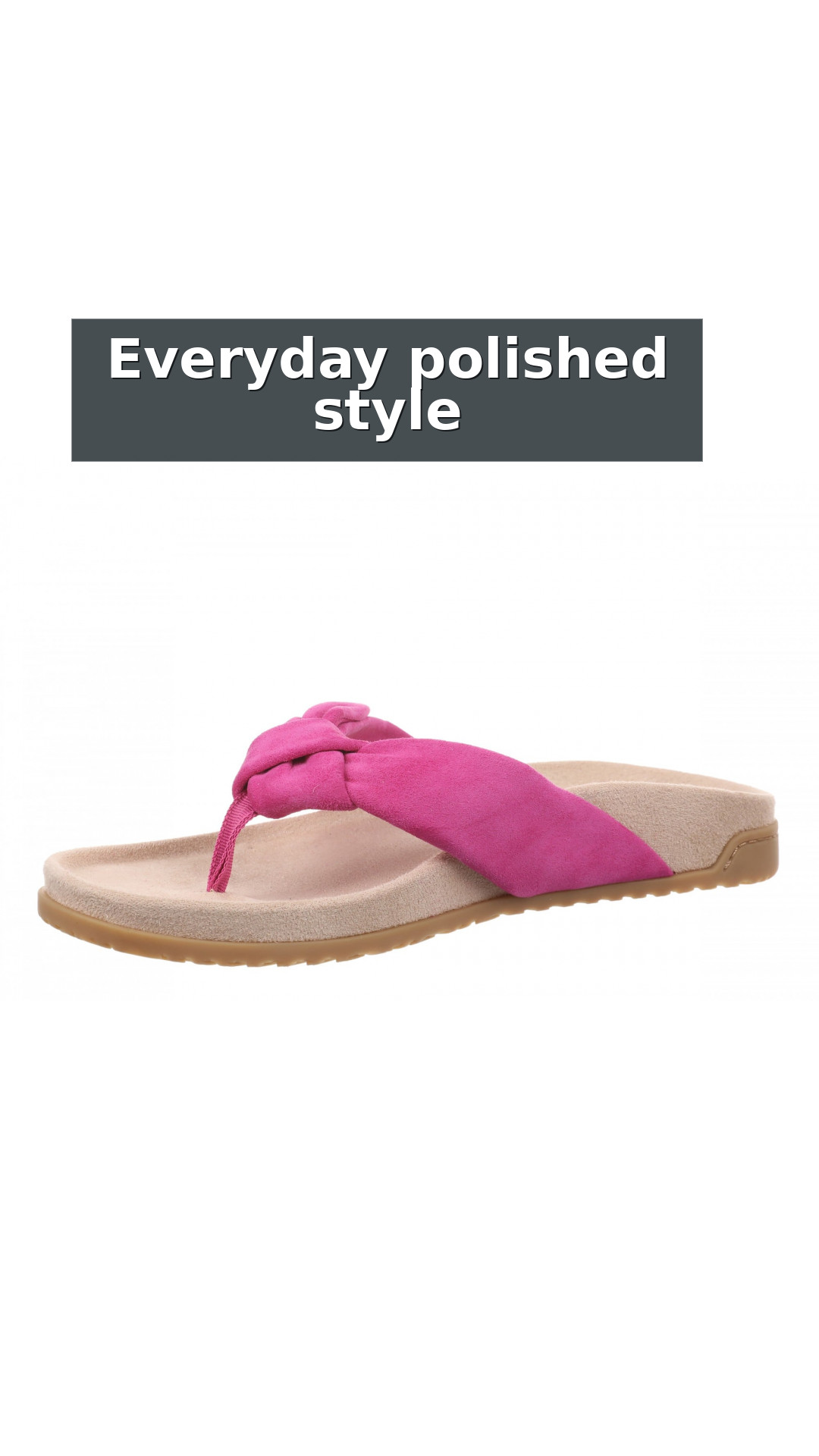 Vionic Eva Women's Orthotic Arch Support Comfort Thong Sandal style detail 9: Everyday polished style