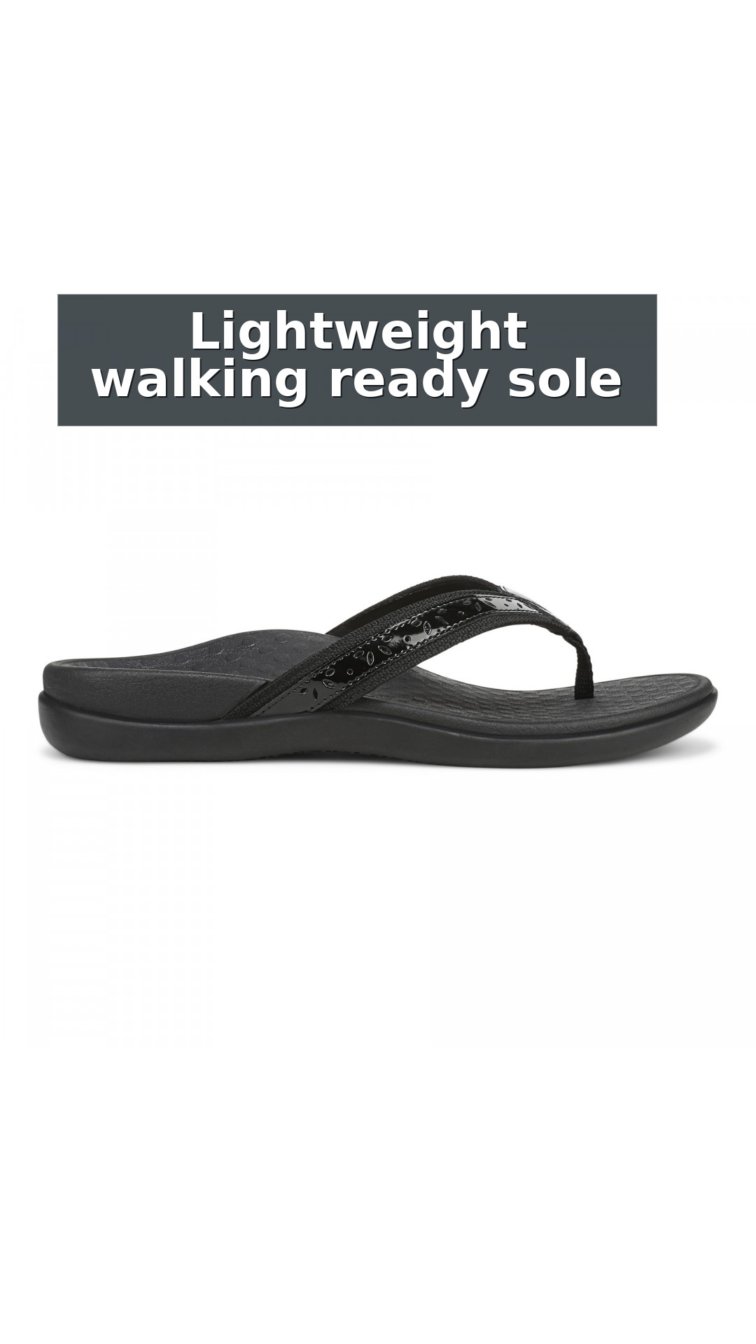 Vionic Casandra Women's Orthotic Sandal - Tide style detail 5: Lightweight walking ready sole