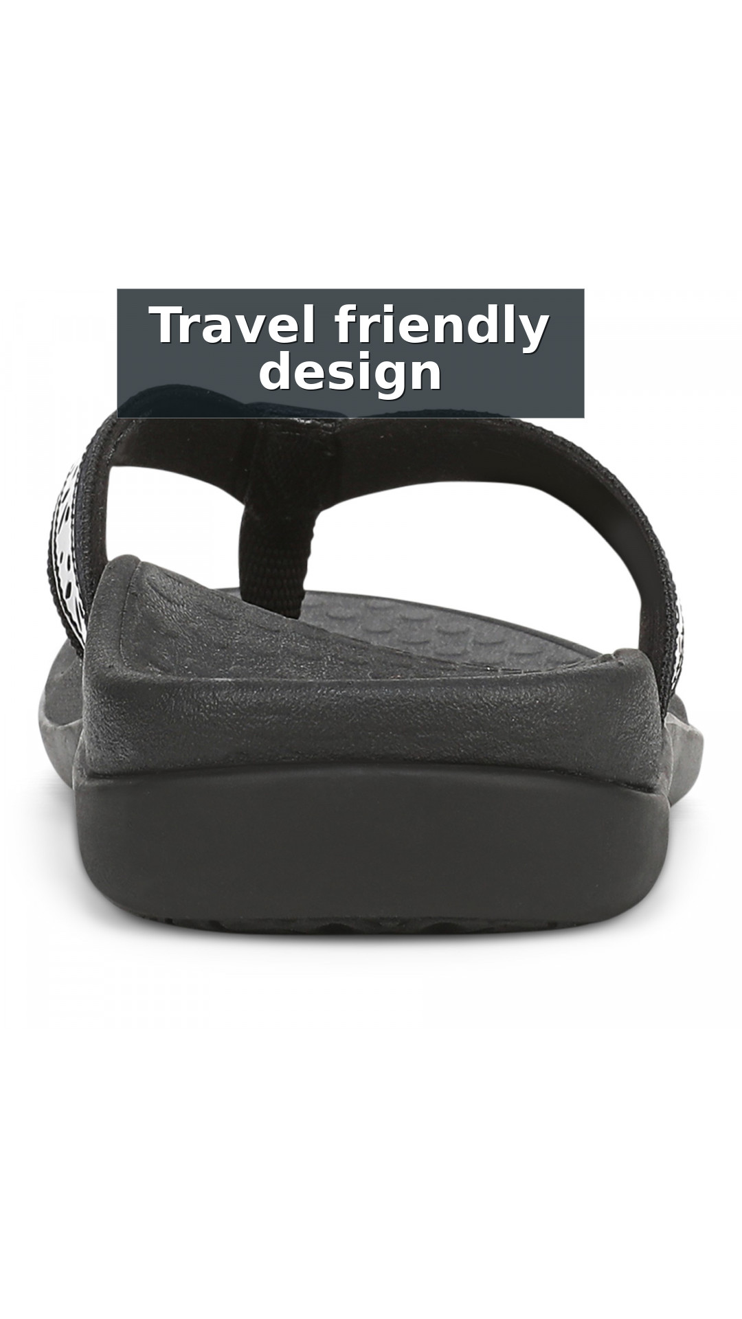 Vionic Casandra Women's Orthotic Sandal - Tide style detail 6: Travel friendly design