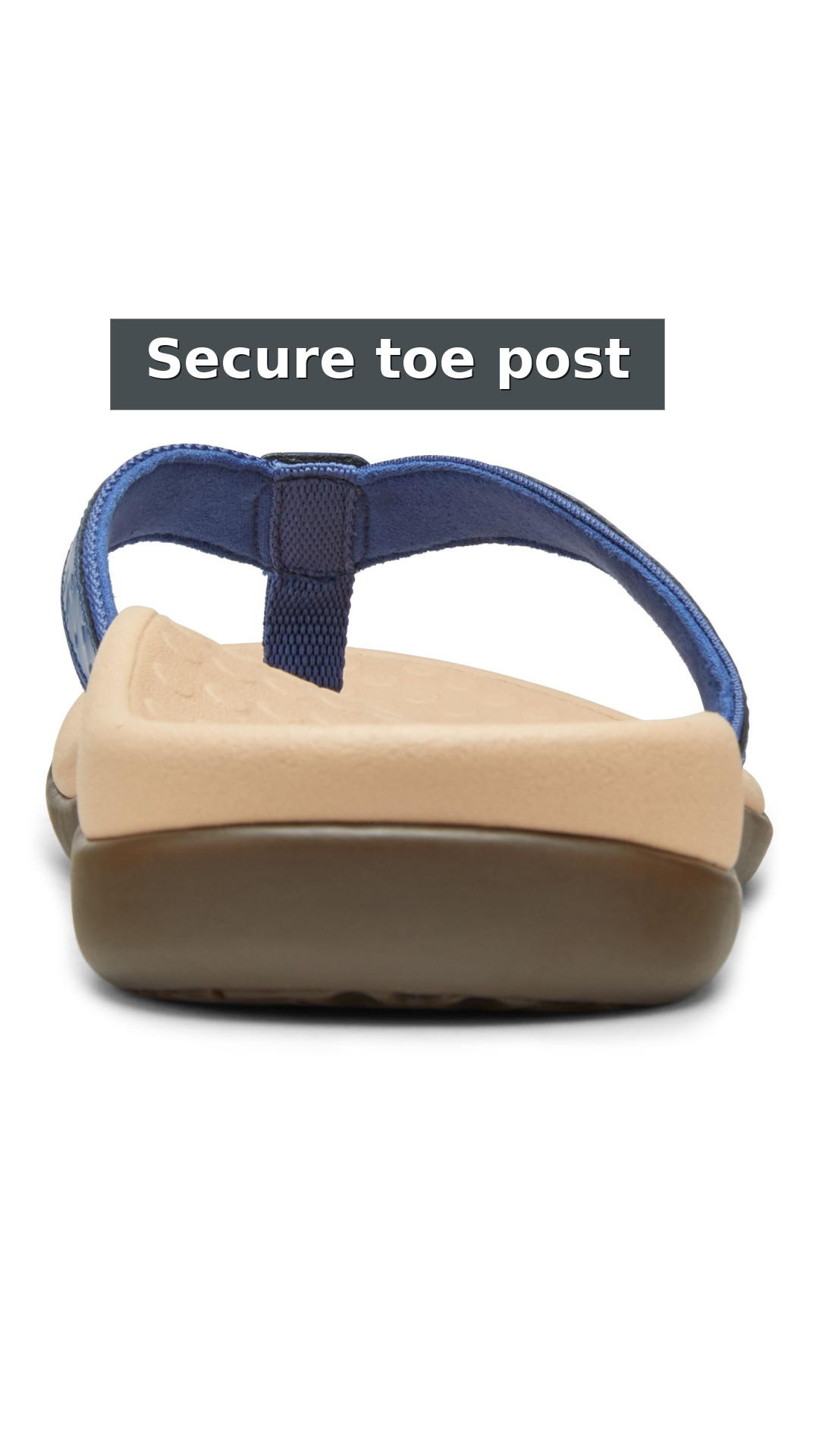 Vionic Casandra Women's Orthotic Sandal - Tide style detail 9: Secure toe post