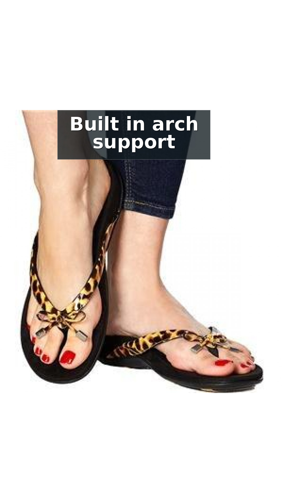 Vionic Bella - Women's Orthotic Thong Sandals style detail 3: Built in arch support