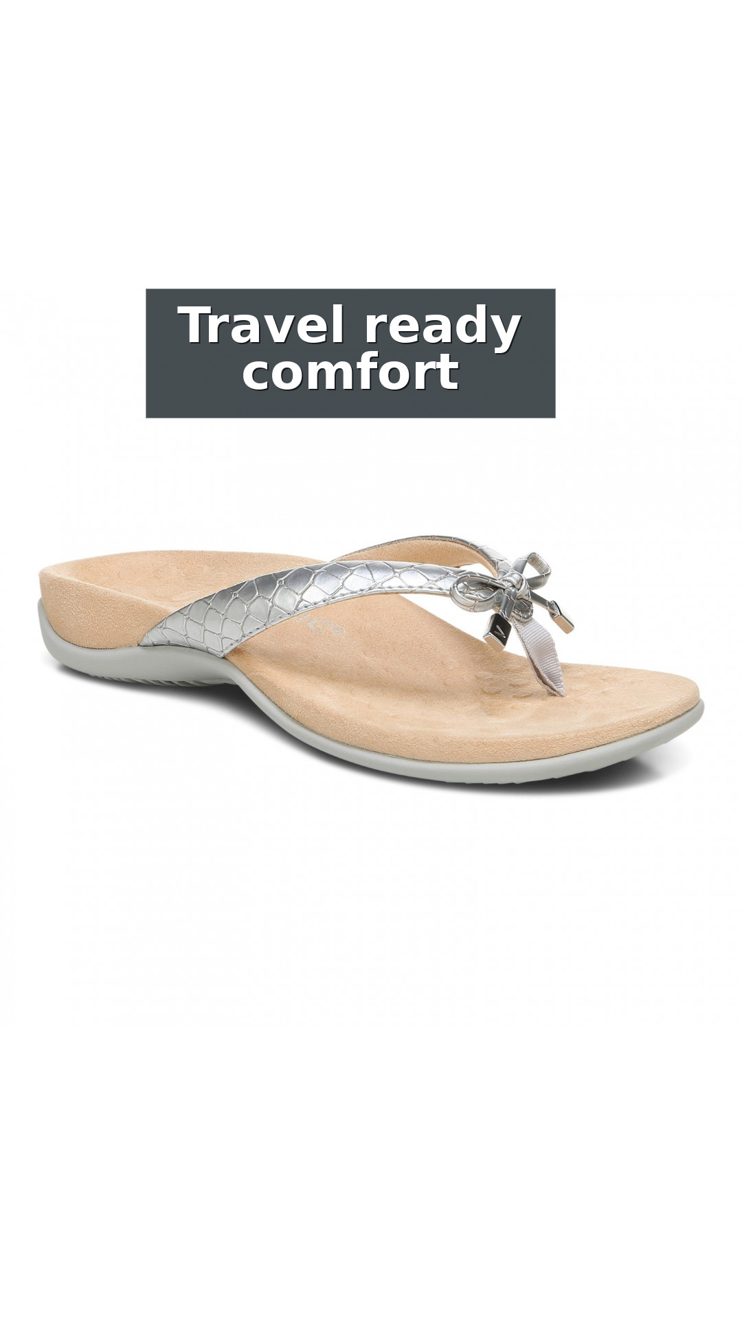 Vionic Bella - Women's Orthotic Thong Sandals style detail 7: Travel ready comfort