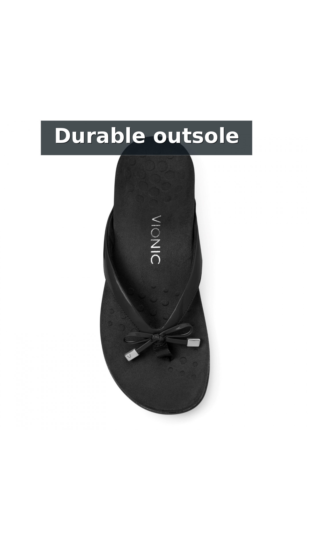 Vionic Bella - Women's Orthotic Thong Sandals style detail 10: Durable outsole