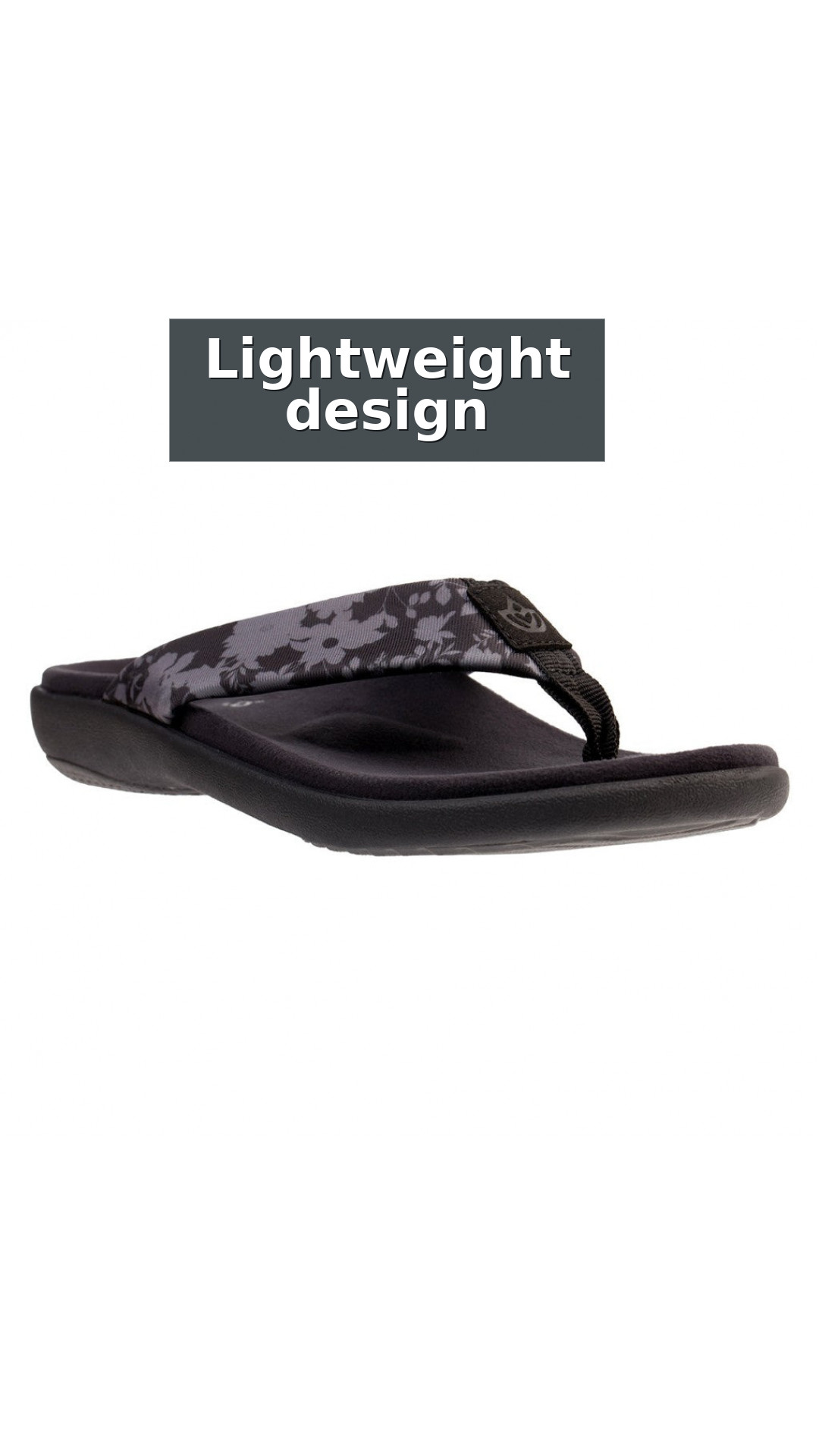 Spenco Victoria Floral Memory Foam Orthotic Support Women's Sandals style detail 6: Lightweight design
