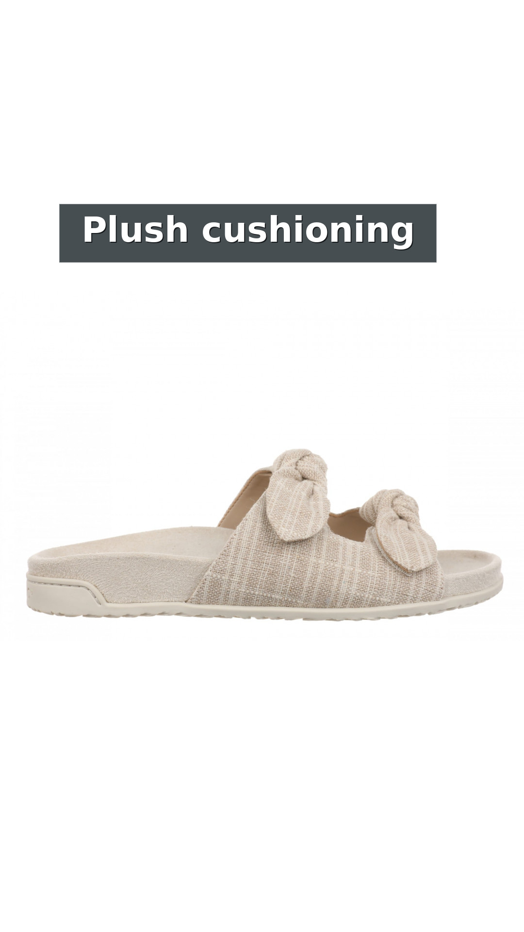 Vionic Elara Women's Orthotic Comfort Slide Sandals style detail 2: Plush cushioning