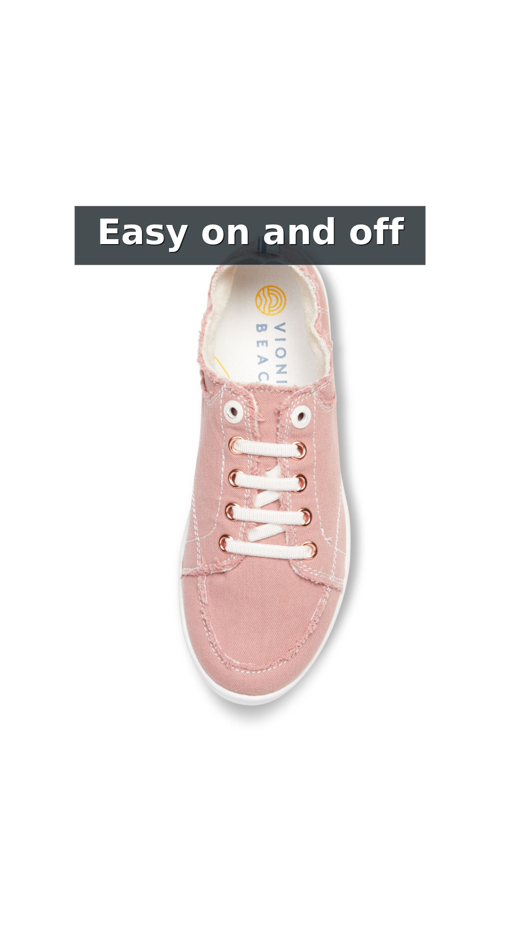 Vionic Pismo Women's Casual Supportive Sneaker style detail 9: Easy on and off