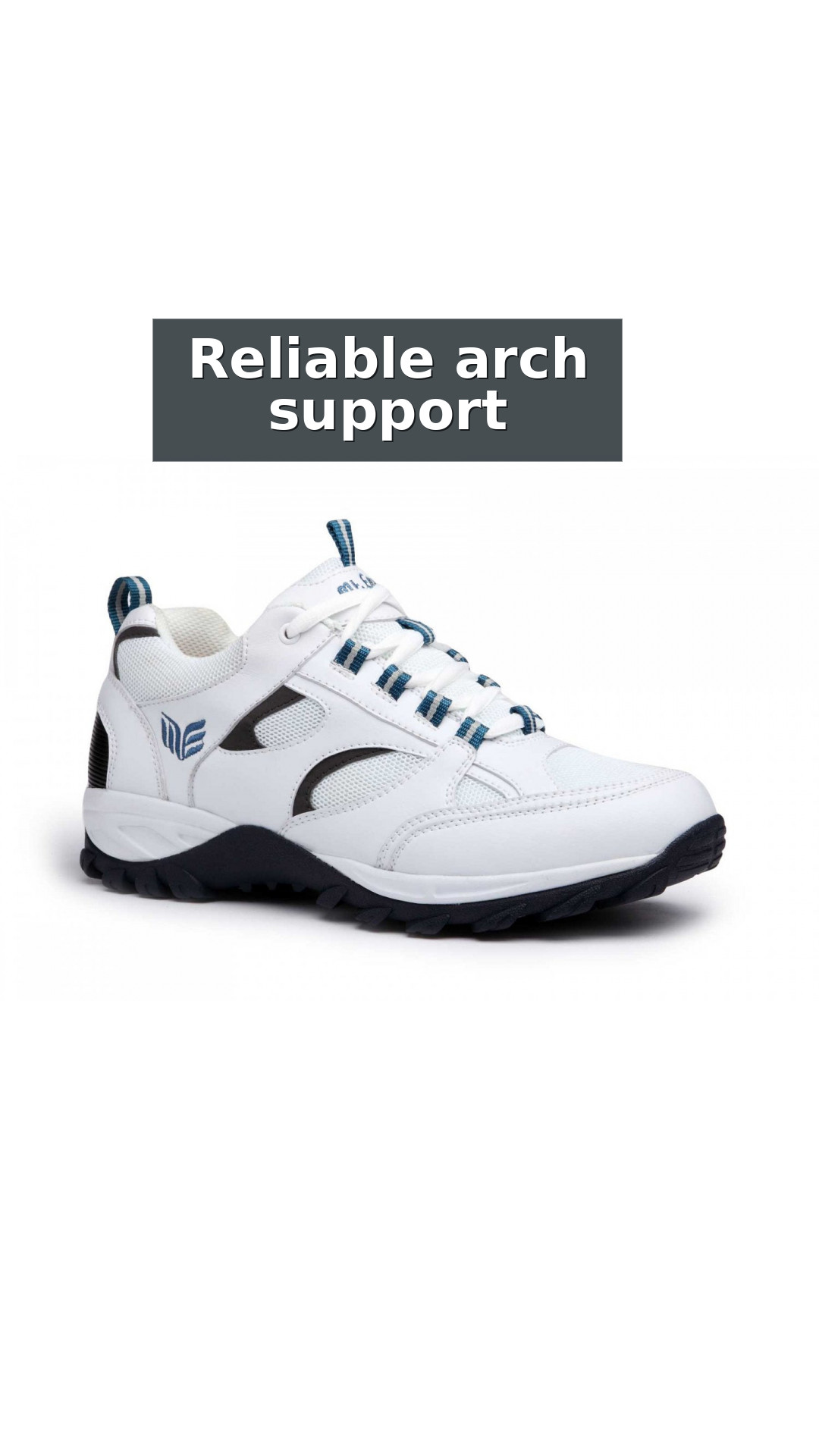 Mt. Emey 9708 - Men's Extrem-Light Athletic Walking Shoes by Apis style detail 3: Reliable arch support