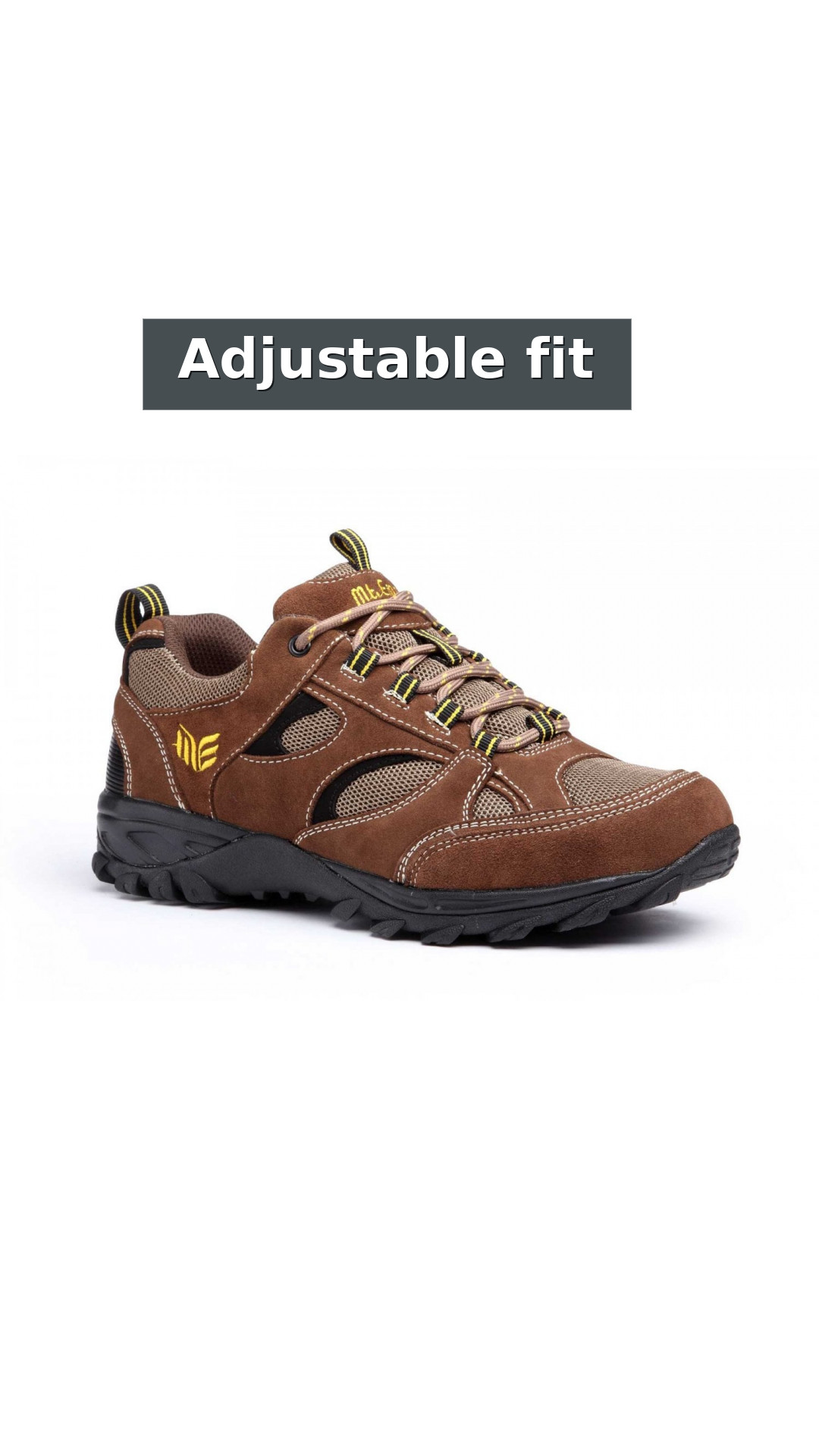 Mt. Emey 9708 - Men's Extrem-Light Athletic Walking Shoes by Apis style detail 4: Adjustable fit
