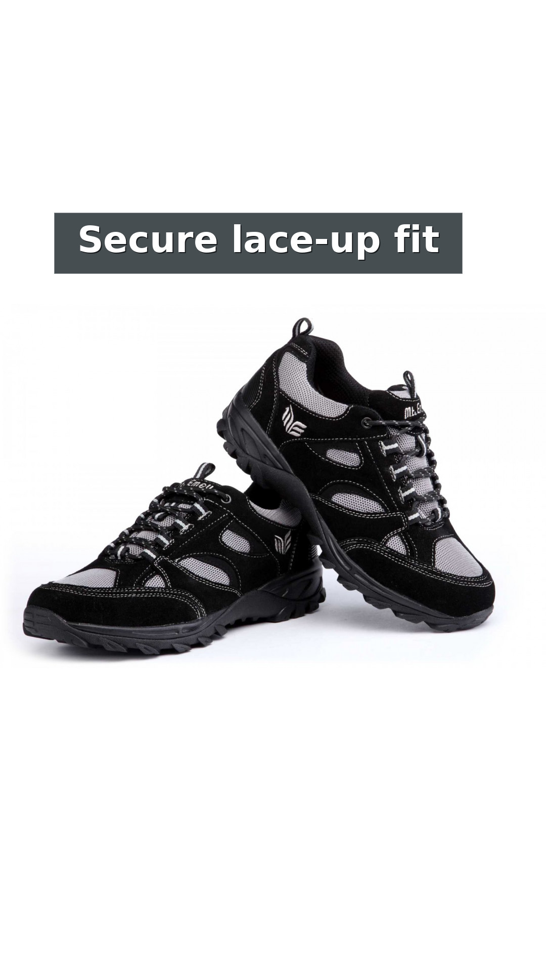 Mt. Emey 9708 - Men's Extrem-Light Athletic Walking Shoes by Apis style detail 5: Secure lace-up fit