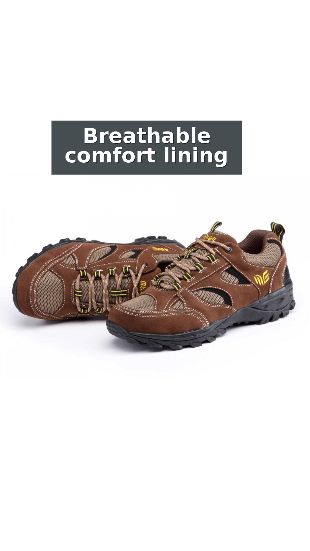 Mt. Emey 9708 - Men's Extrem-Light Athletic Walking Shoes by Apis style detail 8: Breathable comfort lining