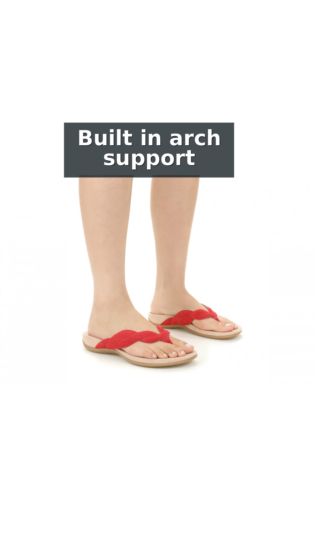 Vionic Bella Braid Women's Supportive Sandal style detail 3: Built in arch support