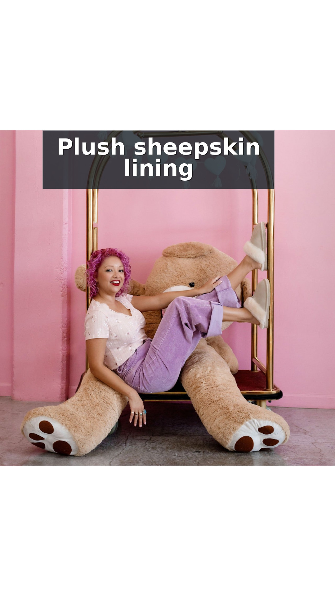 Bearpaw Loki Ii Women's Indoor/outdoor Slippers style detail 2: Plush sheepskin lining