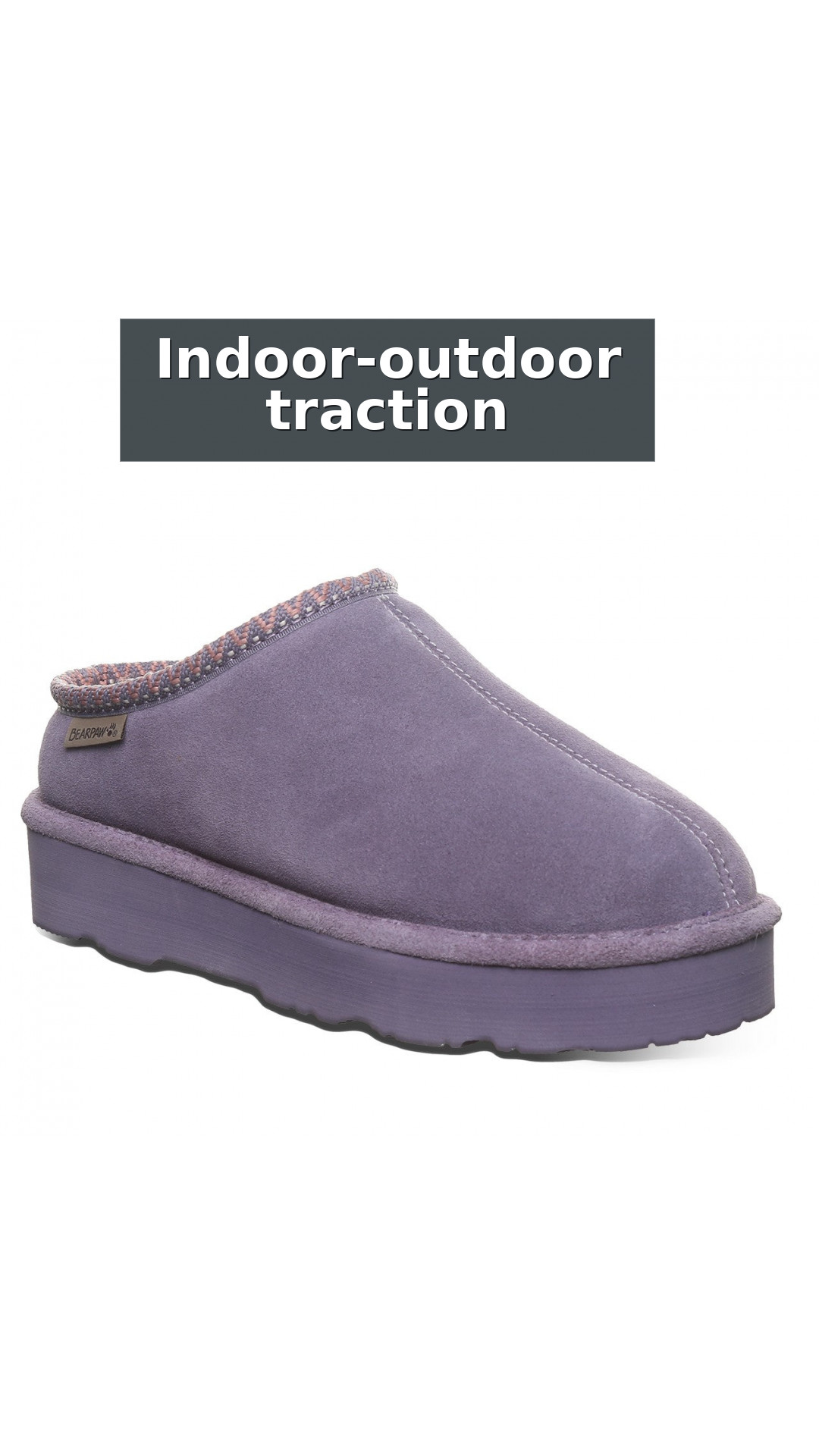 Bearpaw Martis Comfort Support Women's Slippers style detail 5: Indoor-outdoor traction