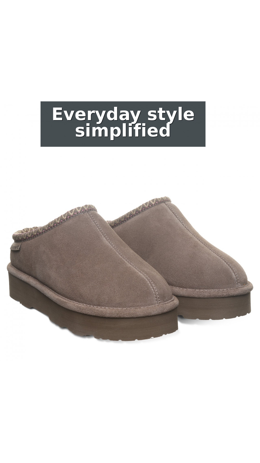 Bearpaw Martis Comfort Support Women's Slippers style detail 11: Everyday style simplified