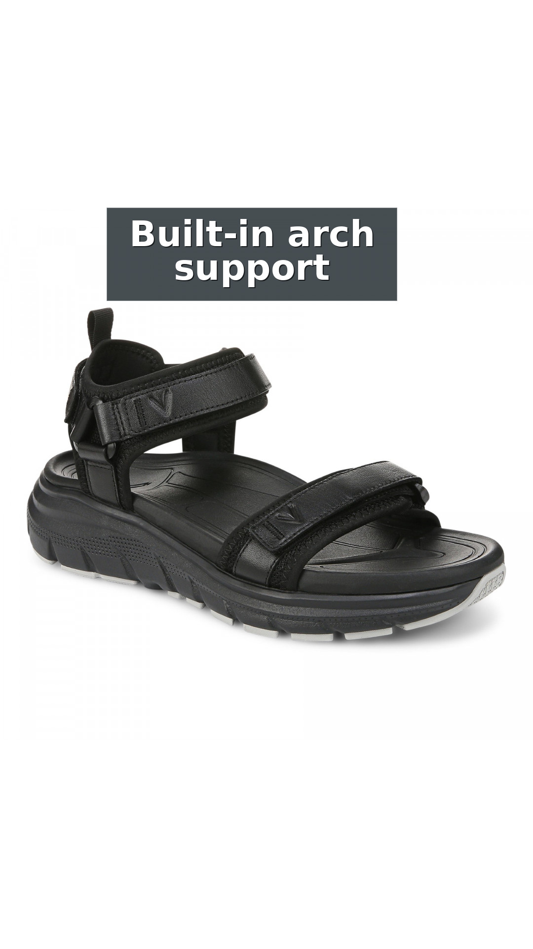 Vionic Walk Max Wanderer Women's Supportive Comfort Sandal style detail 2: Built-in arch support