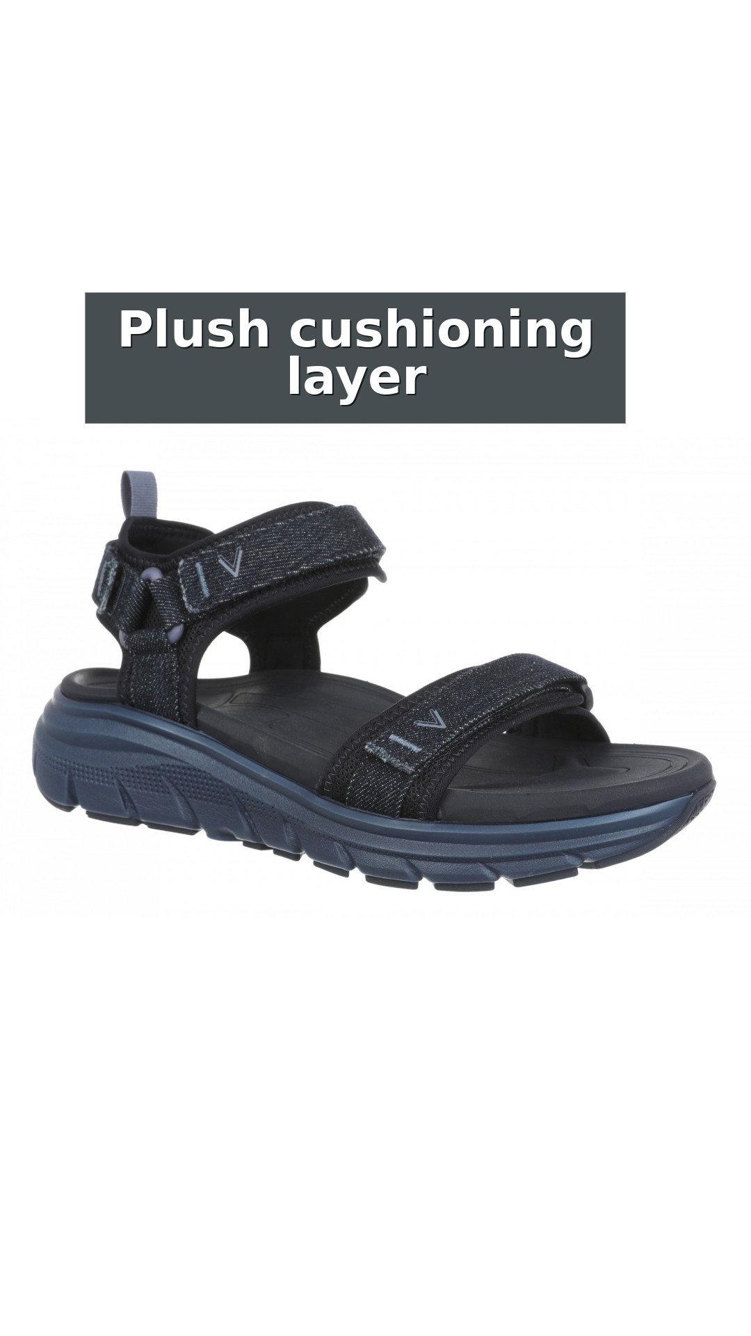 Vionic Walk Max Wanderer Women's Supportive Comfort Sandal style detail 3: Plush cushioning layer