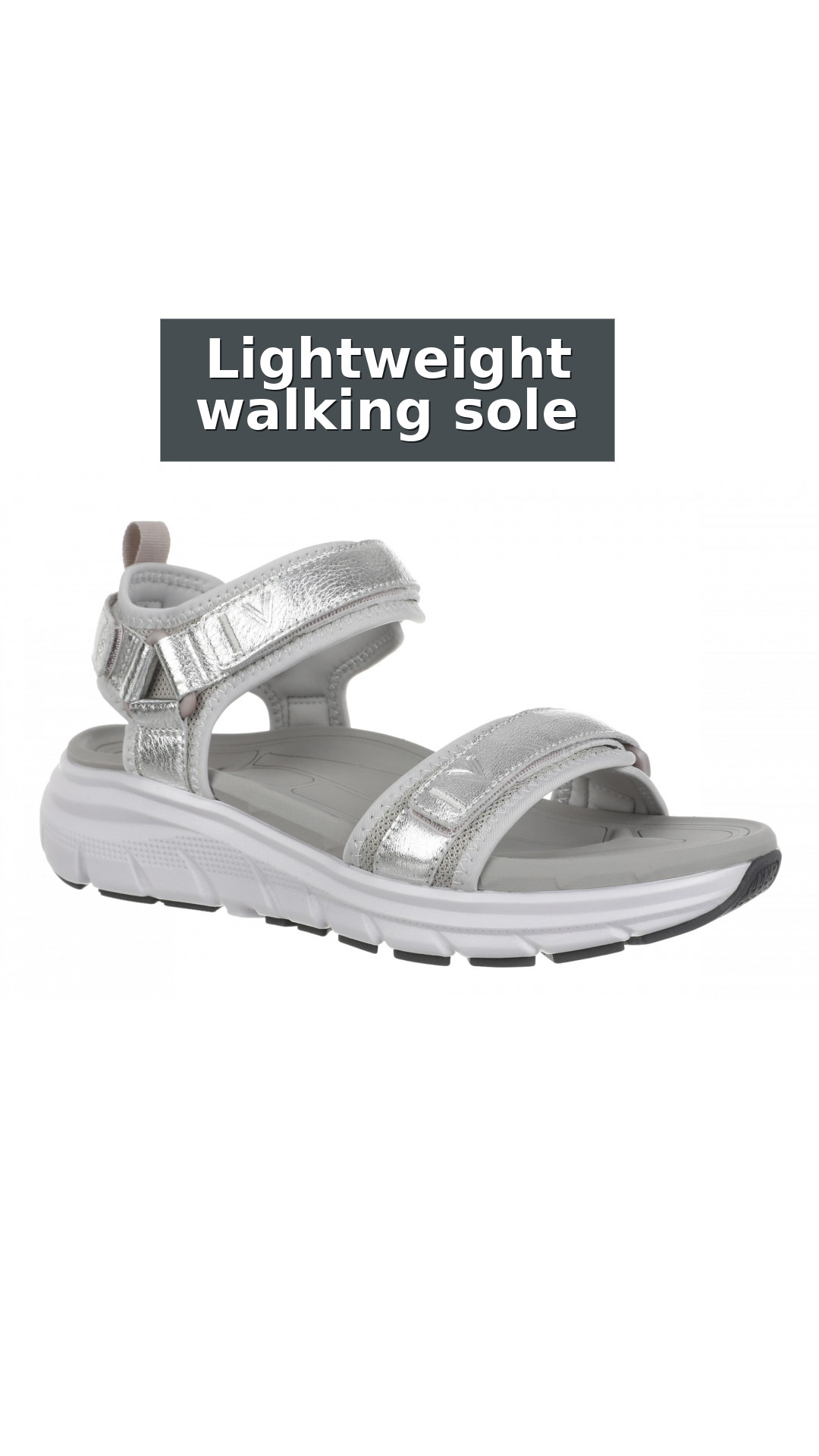 Vionic Walk Max Wanderer Women's Supportive Comfort Sandal style detail 5: Lightweight walking sole