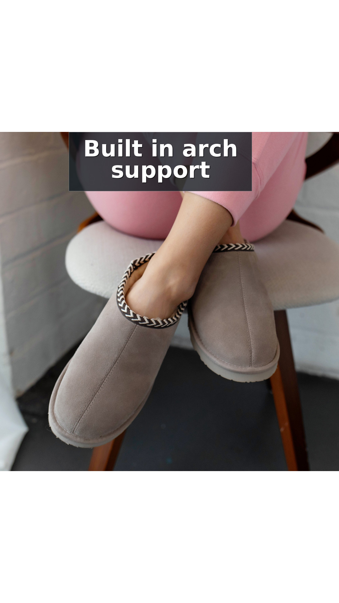 Bearpaw Tabitha Comfort Women's Slippers style detail 3: Built in arch support