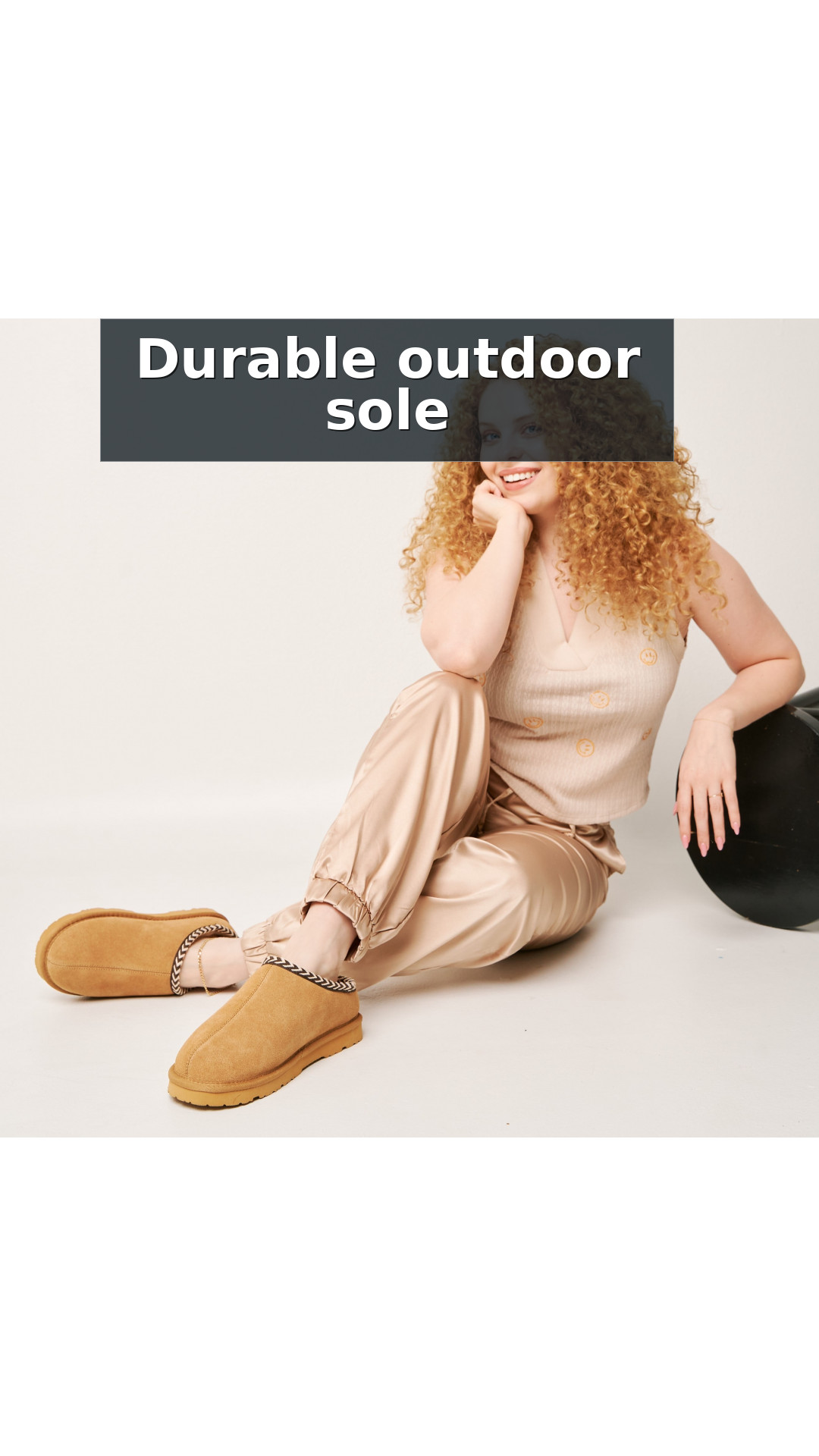 Bearpaw Tabitha Comfort Women's Slippers style detail 4: Durable outdoor sole