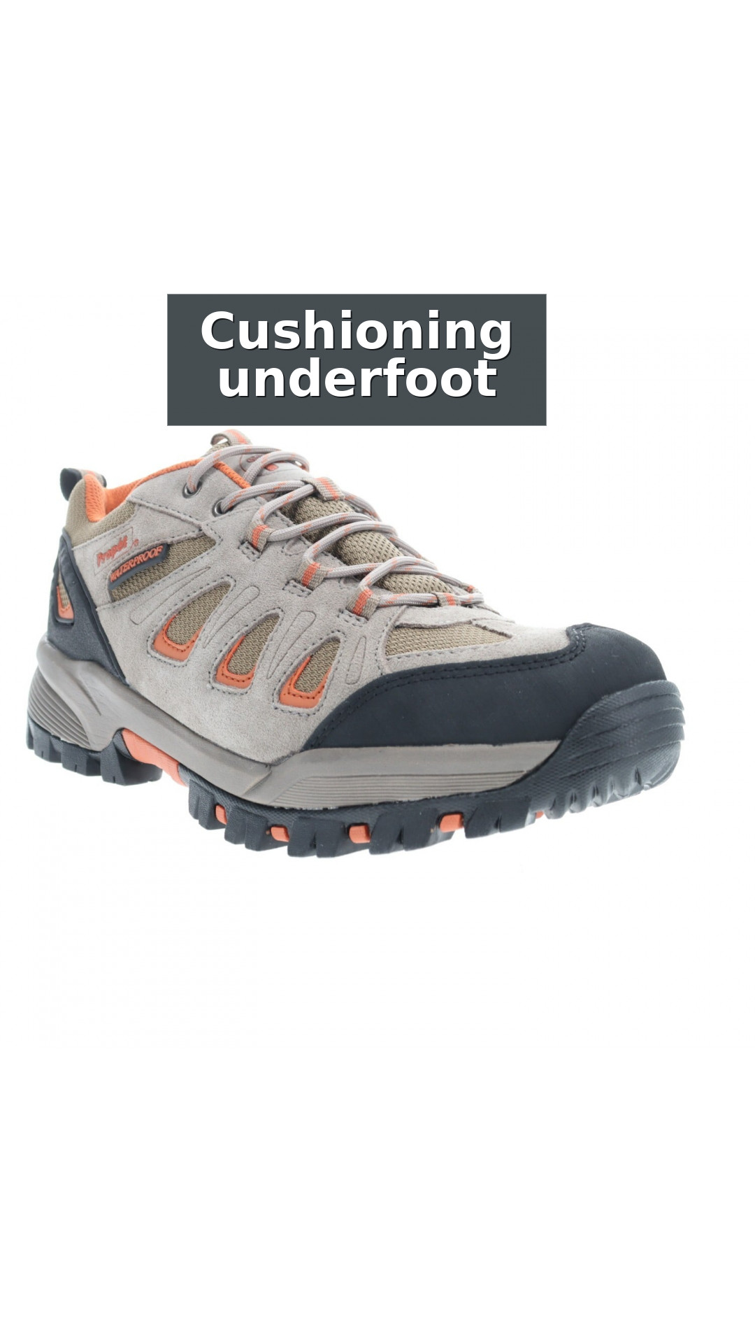 Propet Ridge Walker - Men's Orthopedic Waterproof Hiking Shoe style detail 4: Cushioning underfoot