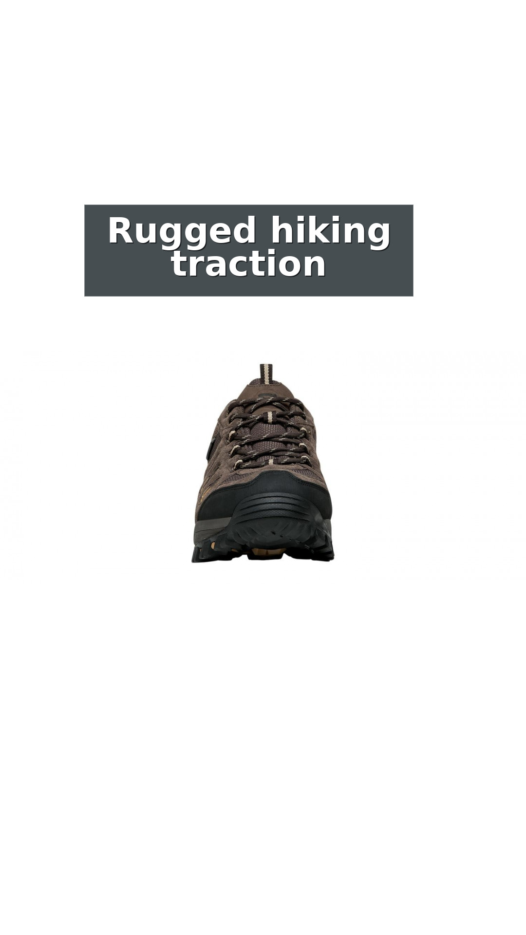 Propet Ridge Walker - Men's Orthopedic Waterproof Hiking Shoe style detail 7: Rugged hiking traction