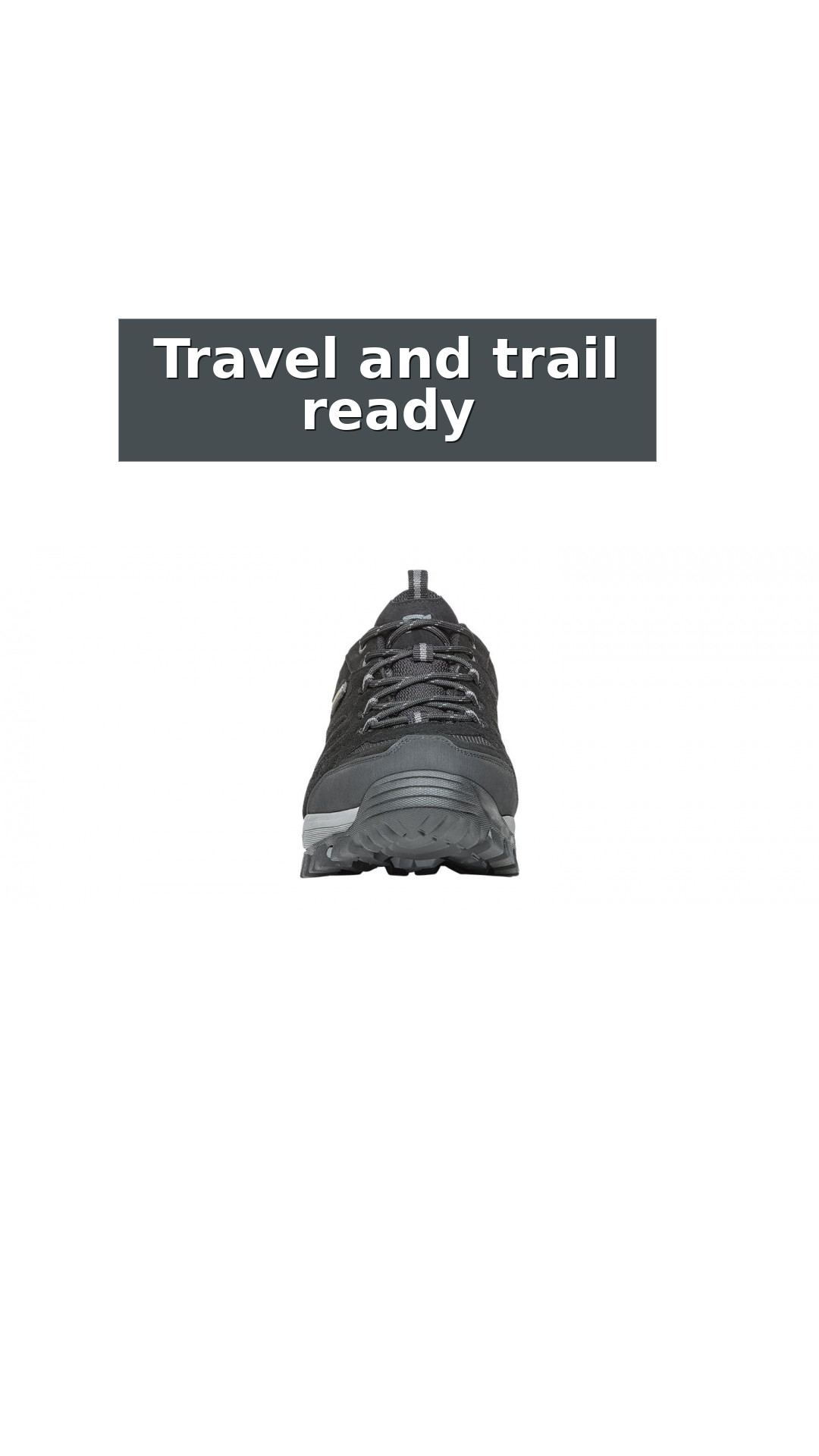 Propet Ridge Walker - Men's Orthopedic Waterproof Hiking Shoe style detail 10: Travel and trail ready