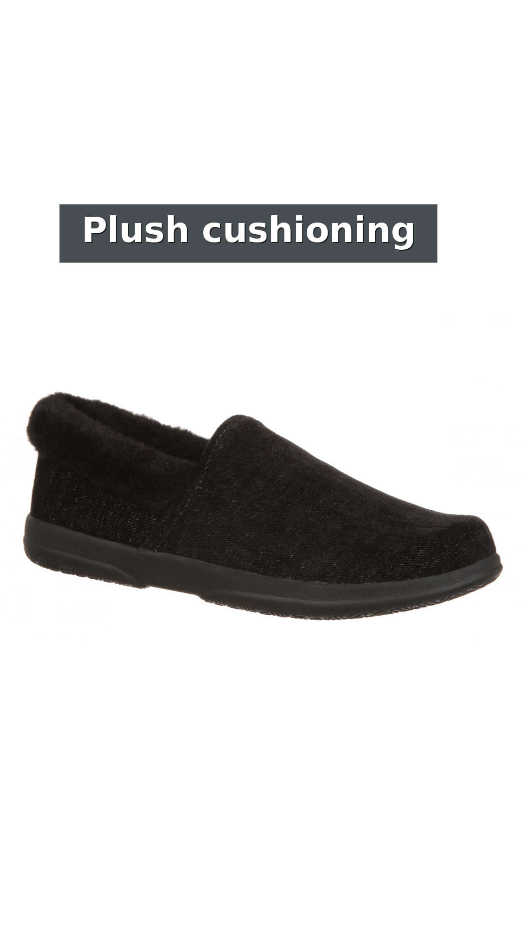 Vionic Clare Slipper - Women's Cozy Orthotic Arch Support Slippers style detail 2: Plush cushioning