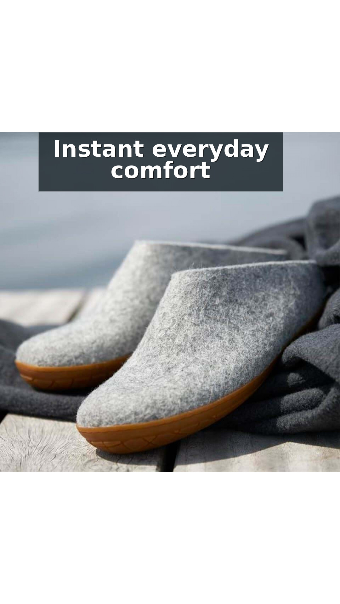 Explore Glerups Wool Open Heel Unisex Slipper / Slip-on Clog - Rubber Sole - Model BR style guide