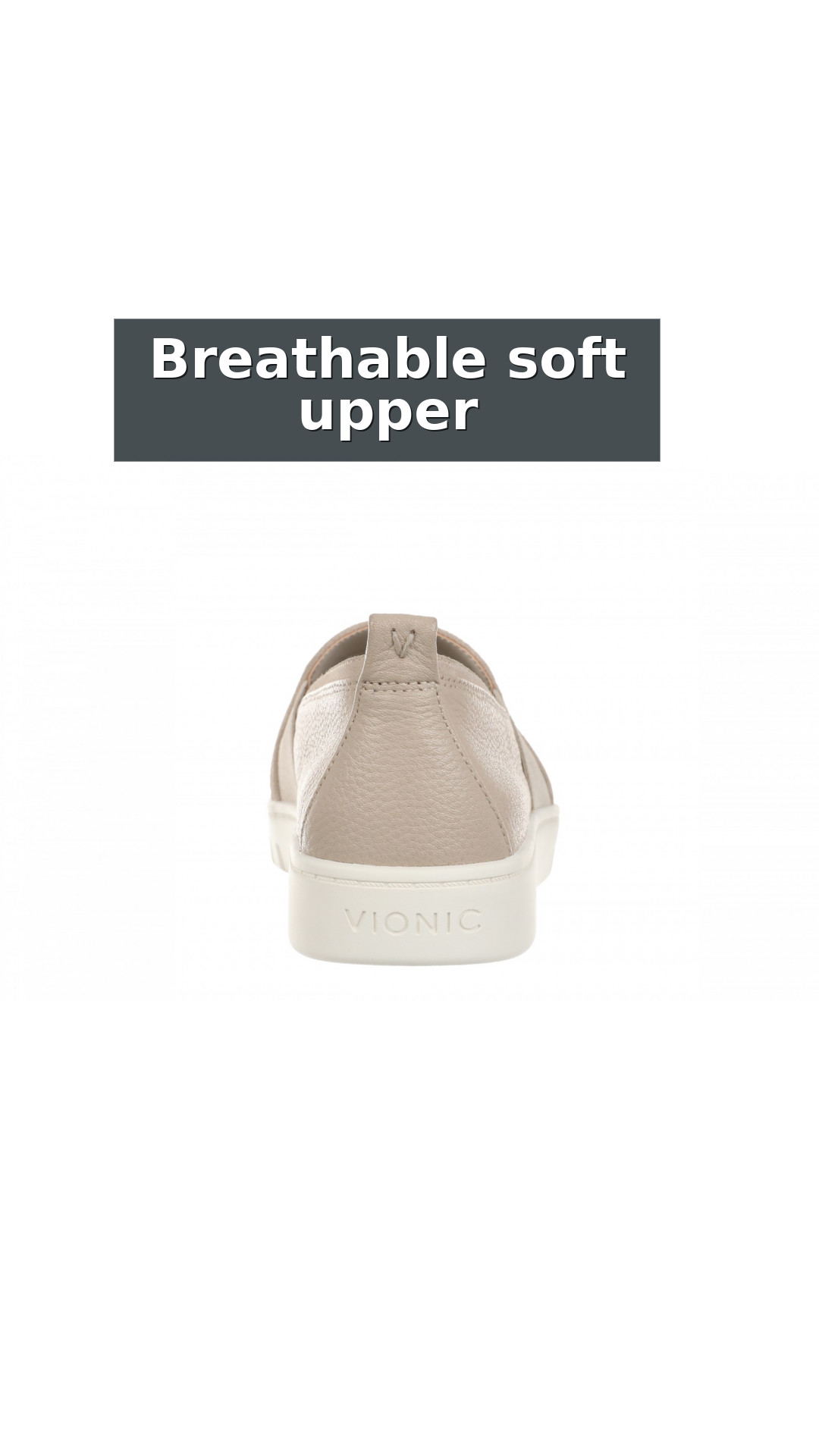 Vionic Cambria Women's Comfortable Supportive Slip-Ons style detail 10: Breathable soft upper