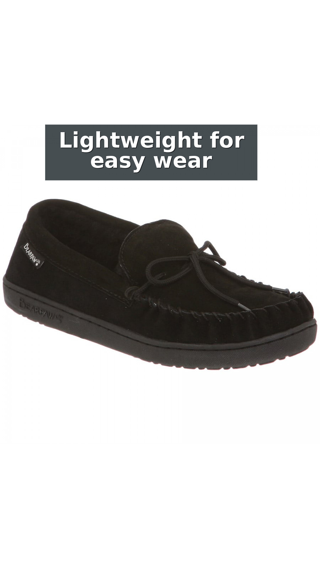 Bearpaw Moc Ii Men's Moccasin Slippers style detail 6: Lightweight for easy wear