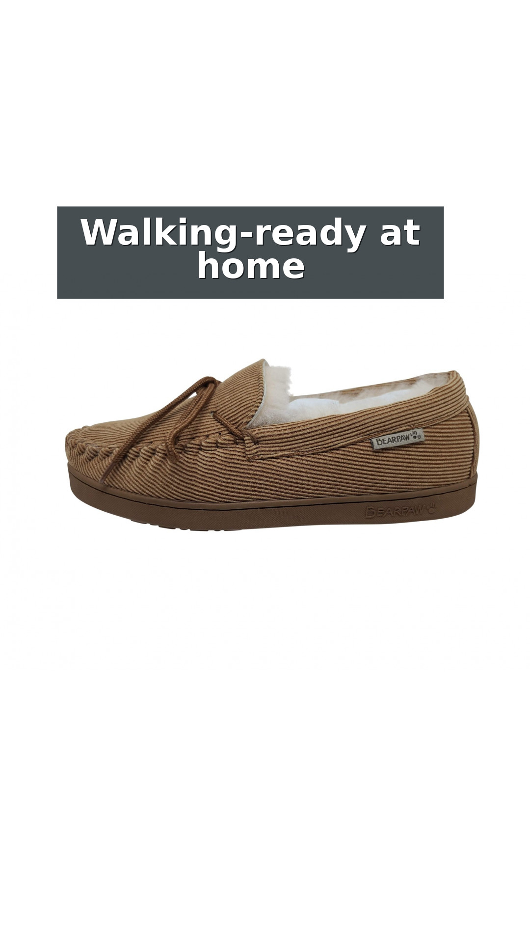 Bearpaw Moc Ii Men's Moccasin Slippers style detail 8: Walking-ready at home