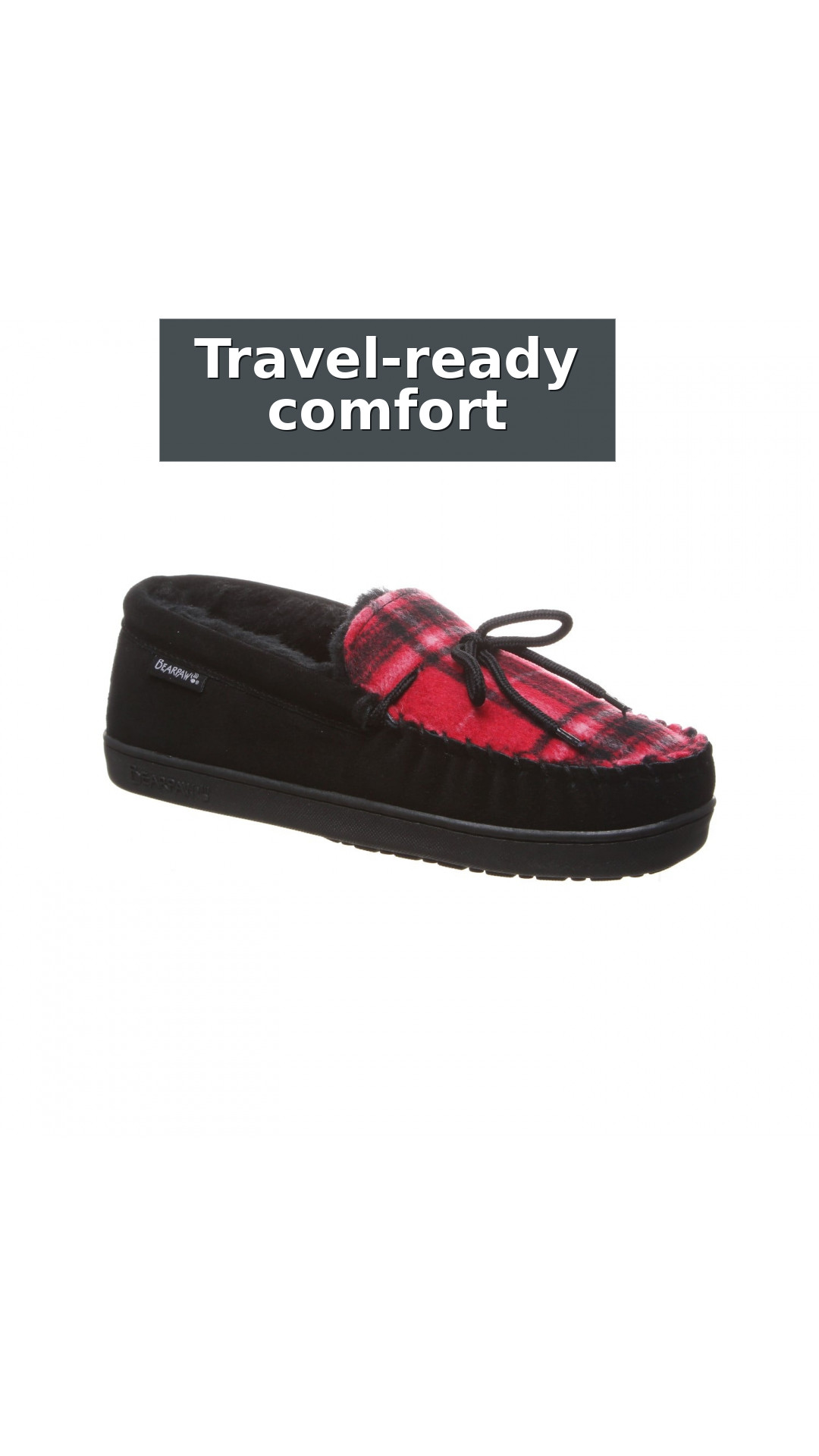 Bearpaw Moc Ii Men's Moccasin Slippers style detail 9: Travel-ready comfort