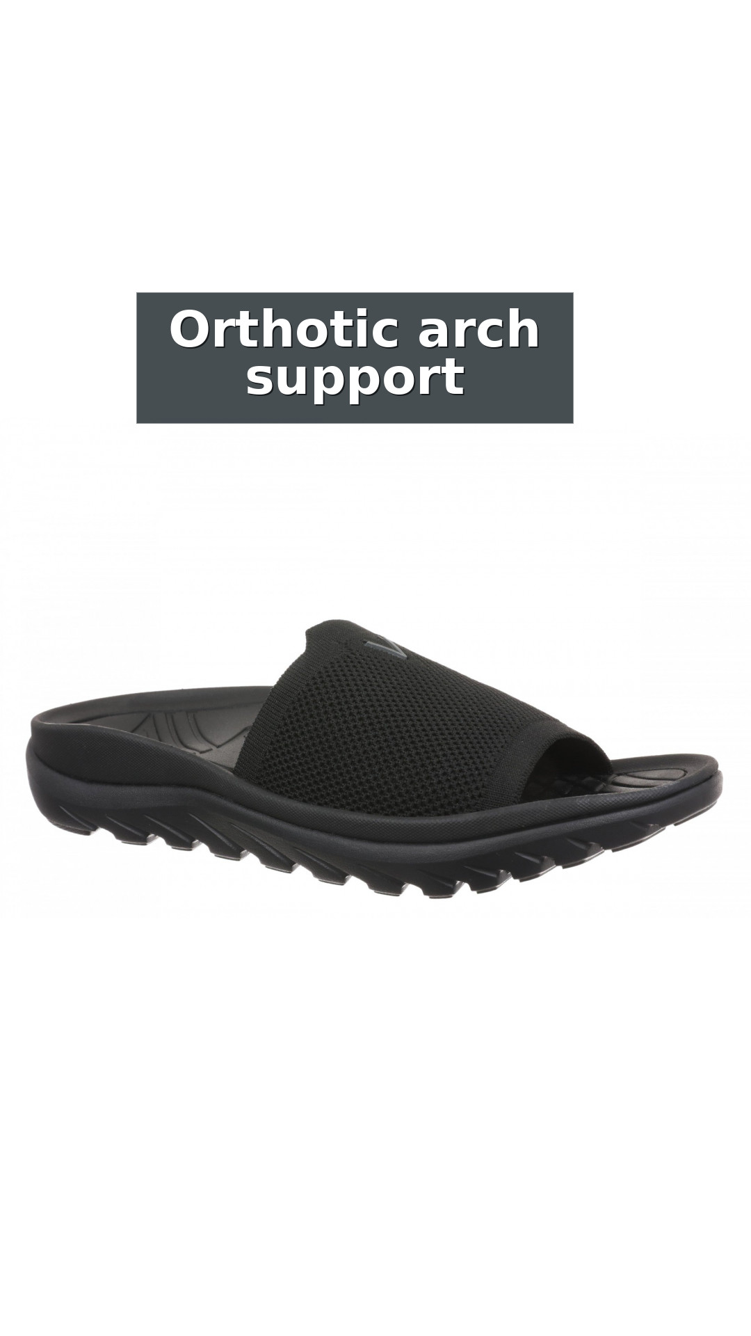 Vionic Haven RX Women's Recovery Slide Sandal - Orthotic Comfort & Arch Support Sandal style detail 2: Orthotic arch support