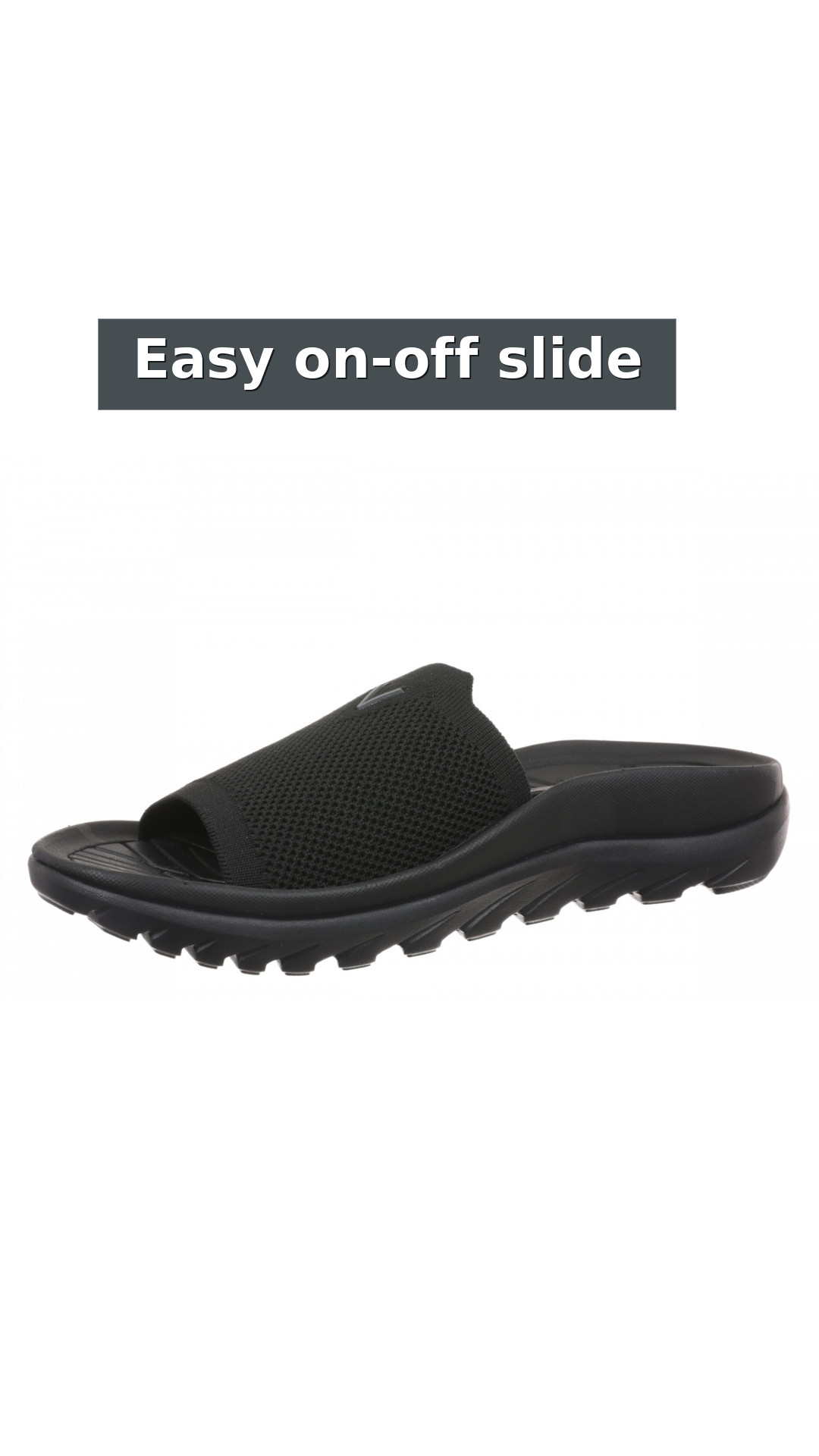 Vionic Haven RX Women's Recovery Slide Sandal - Orthotic Comfort & Arch Support Sandal style detail 8: Easy on-off slide