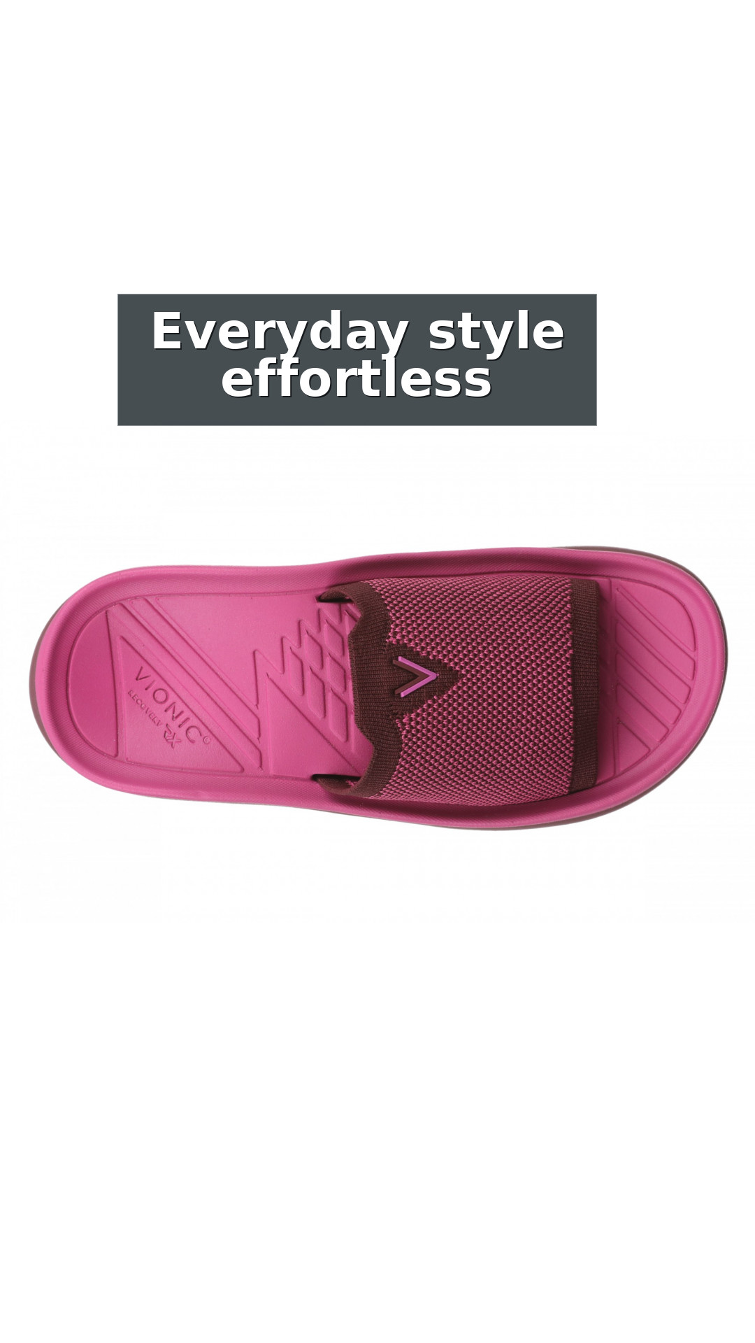 Vionic Haven RX Women's Recovery Slide Sandal - Orthotic Comfort & Arch Support Sandal style detail 10: Everyday style effortless