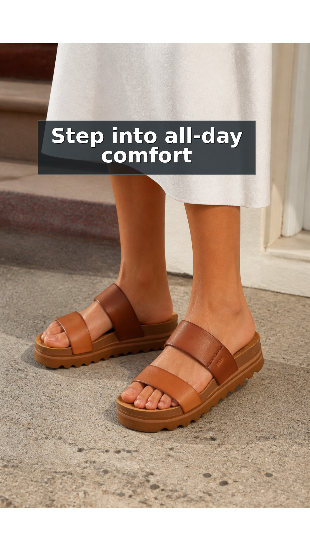 Explore Reef Cushion Vista Hi Women's Comfort Platform Sandals style guide