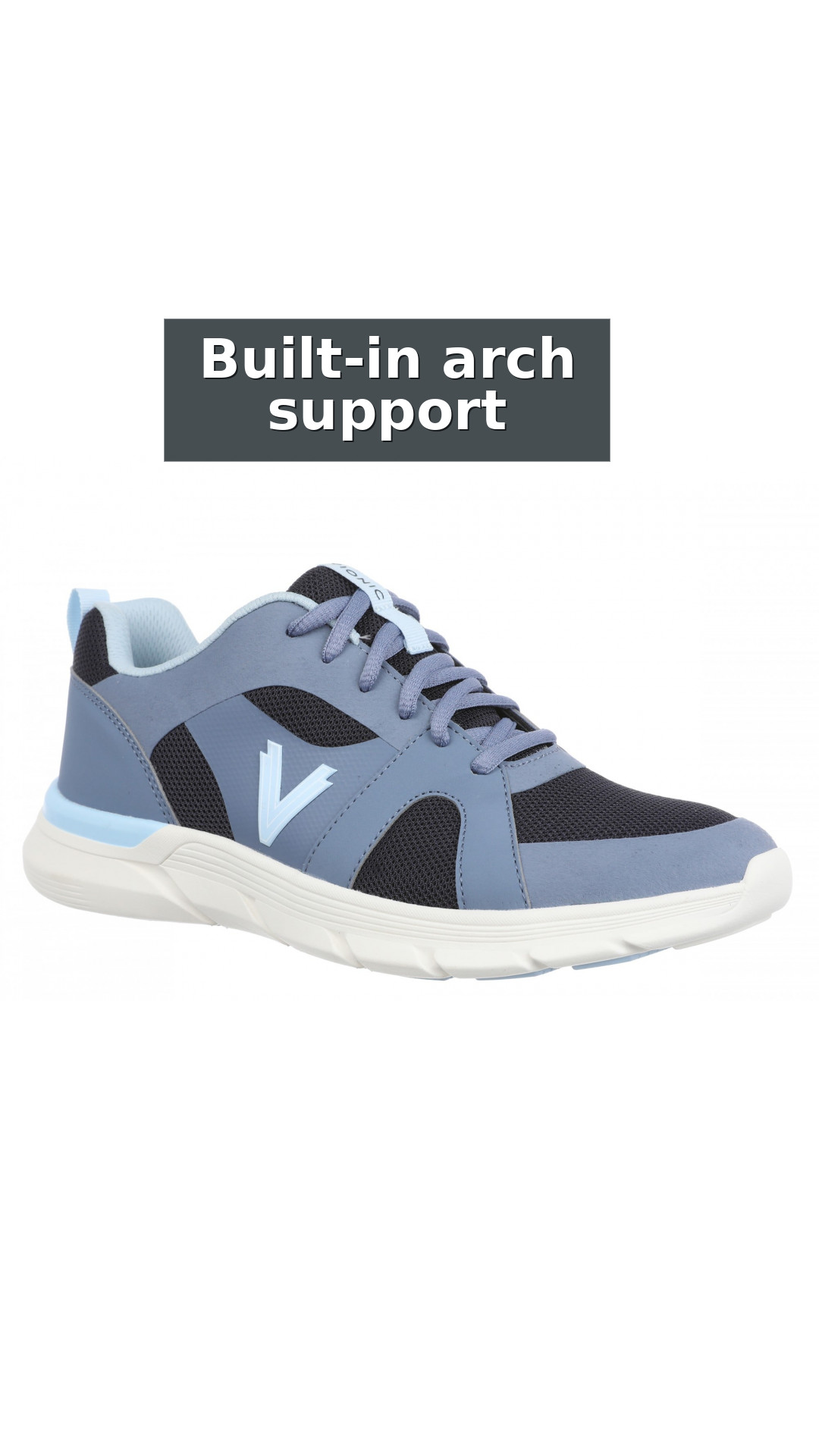Vionic Walk Paloma Women's Athletic Walking Shoe - Ultimate Comfort & Orthotic Arch Support style detail 2: Built-in arch support
